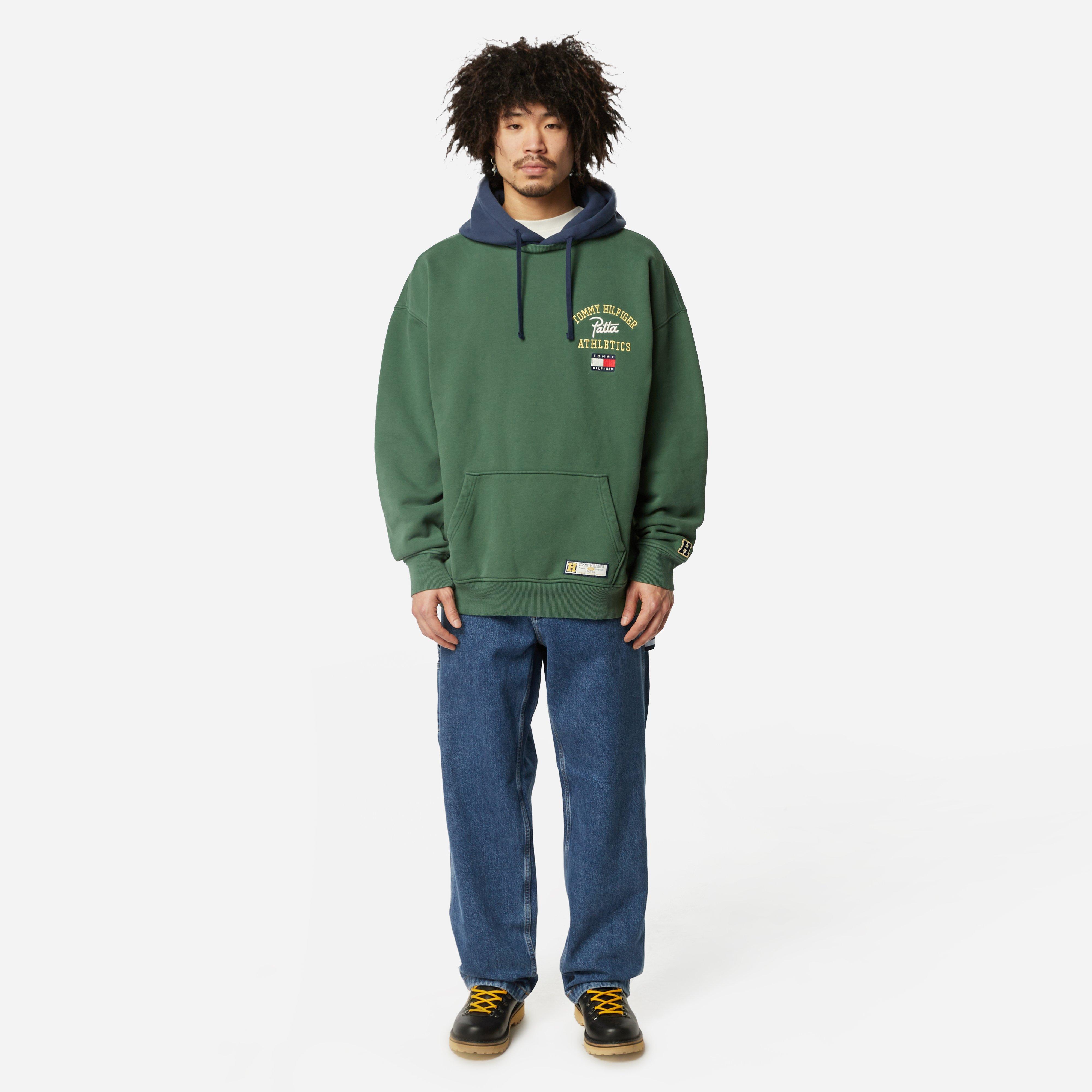 PATTA X Tommy Jeans Hoodie in Green for Men | Lyst