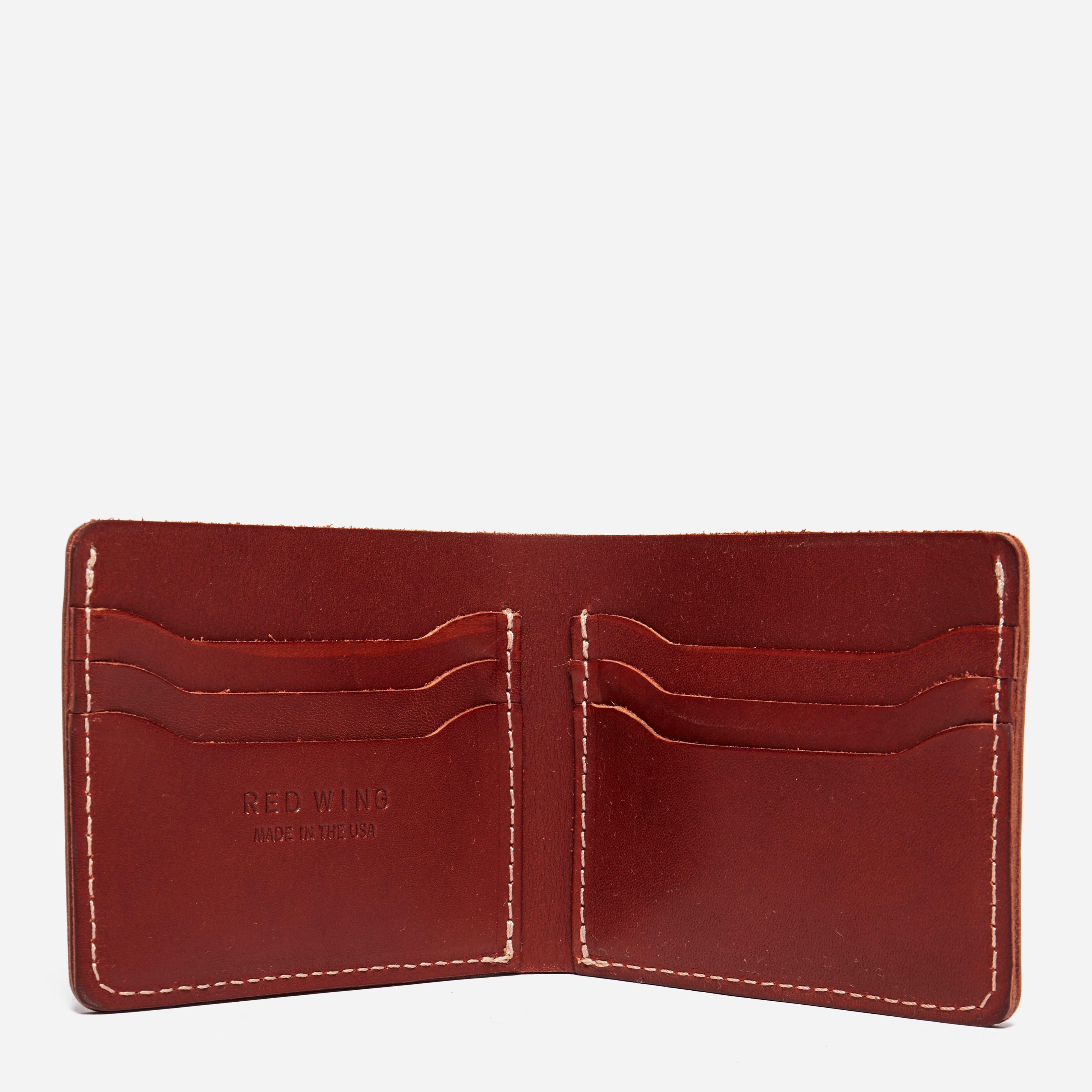 Red Wing Classic Bifold Wallet in Red for Men - Lyst