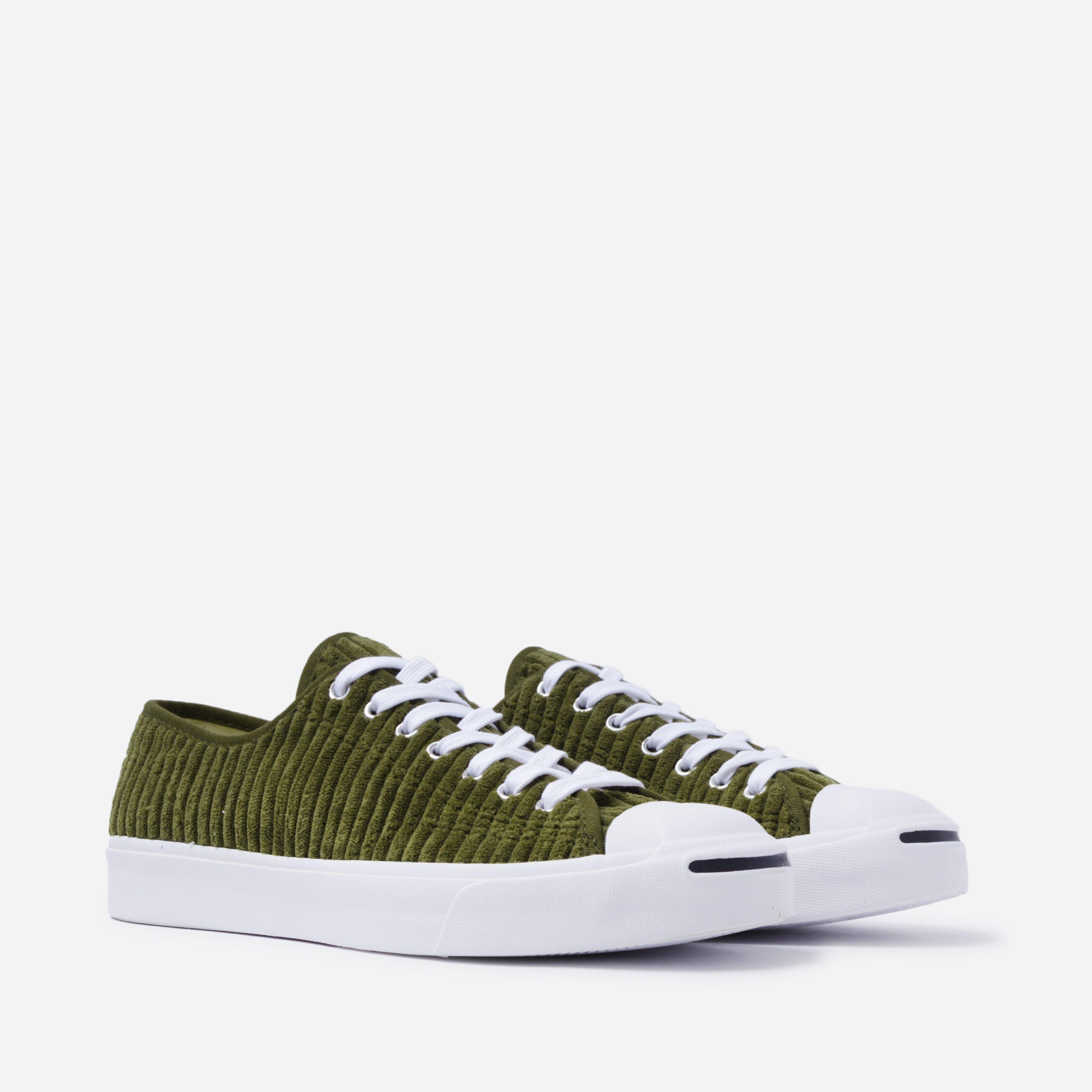 Converse Jack Purcell Wide Wale Cord in Green for Men - Save 60% - Lyst