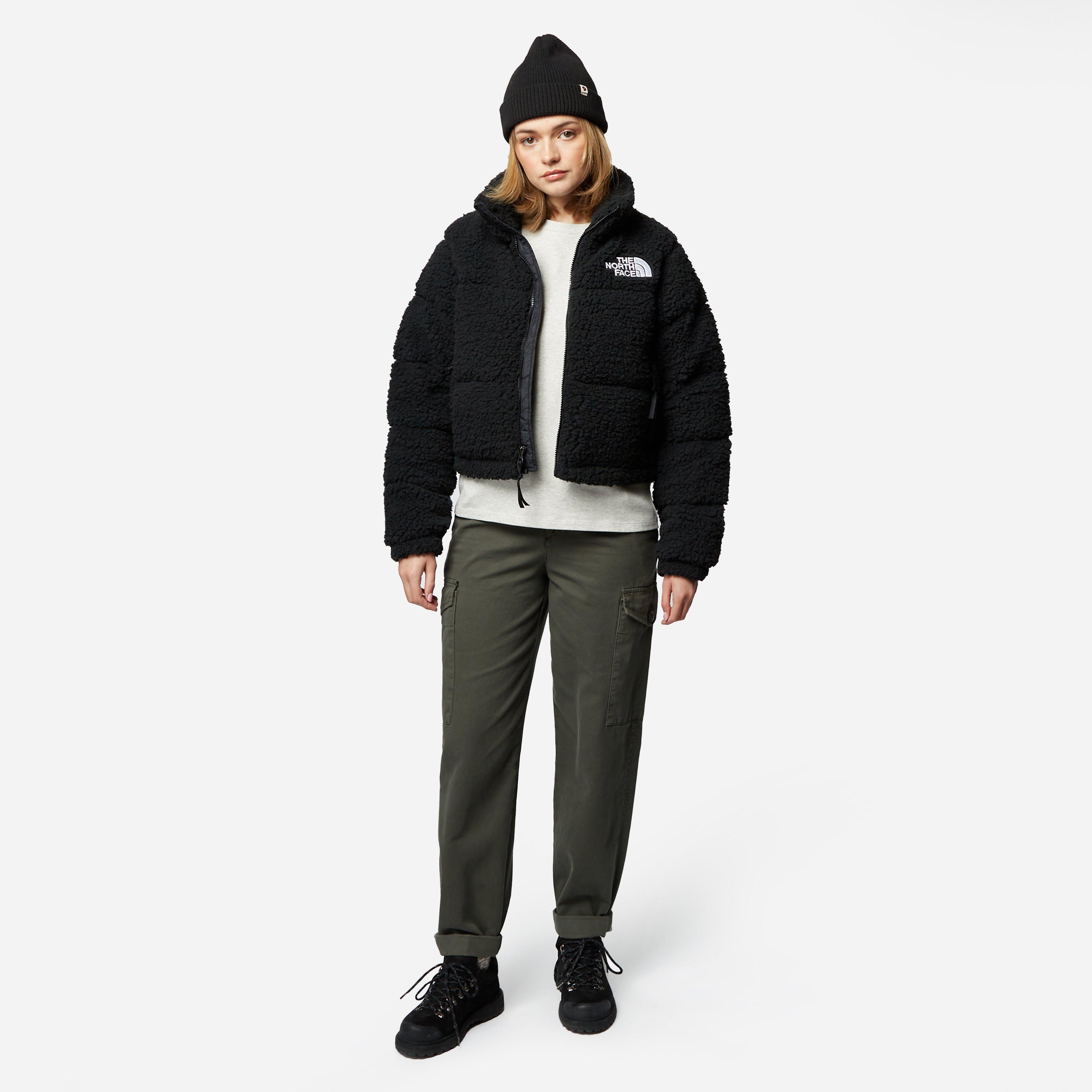 The North Face High Pile Sherpa Nuptse Jacket Women's in Black Lyst