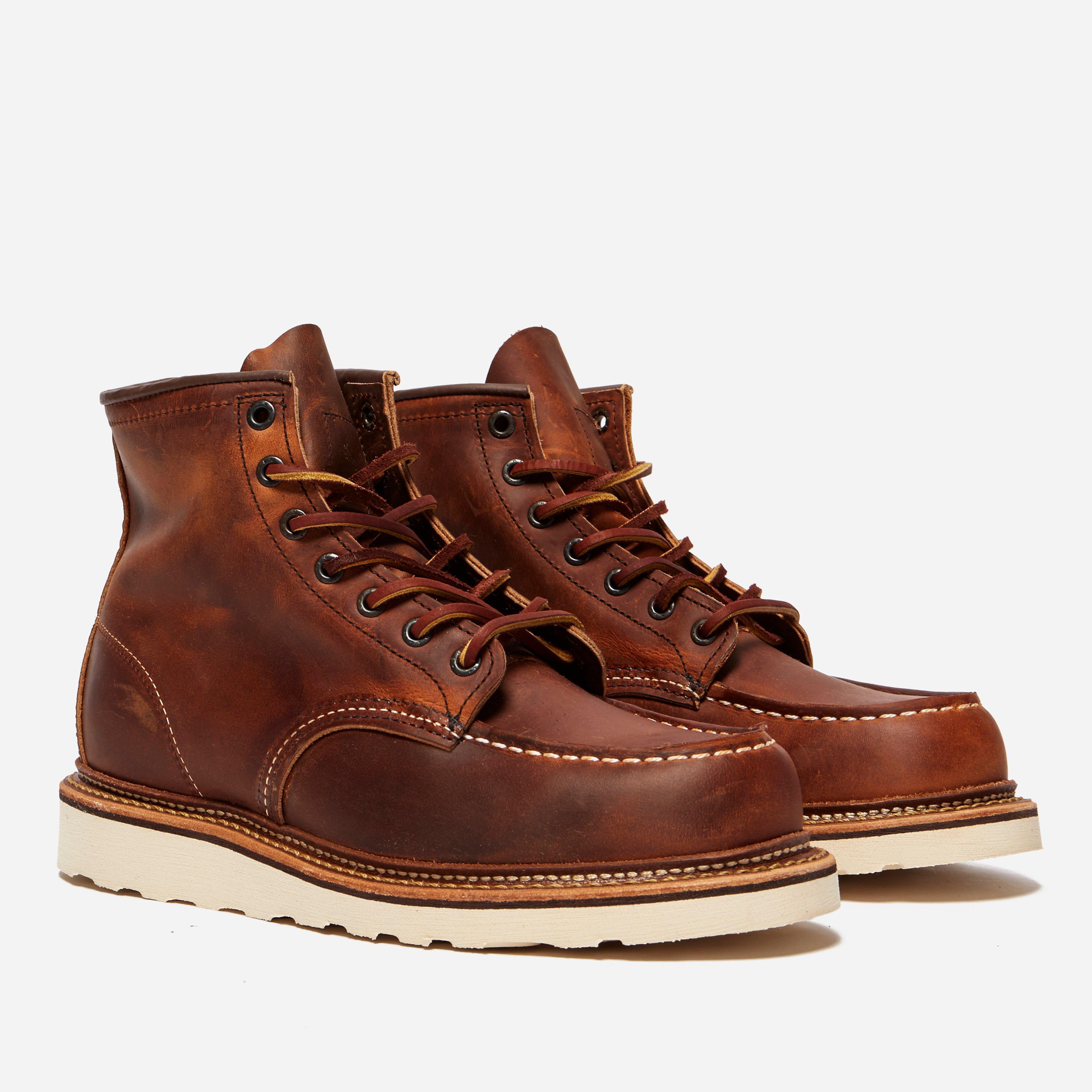 red wing 1907 heritage work 6 moc toe boot