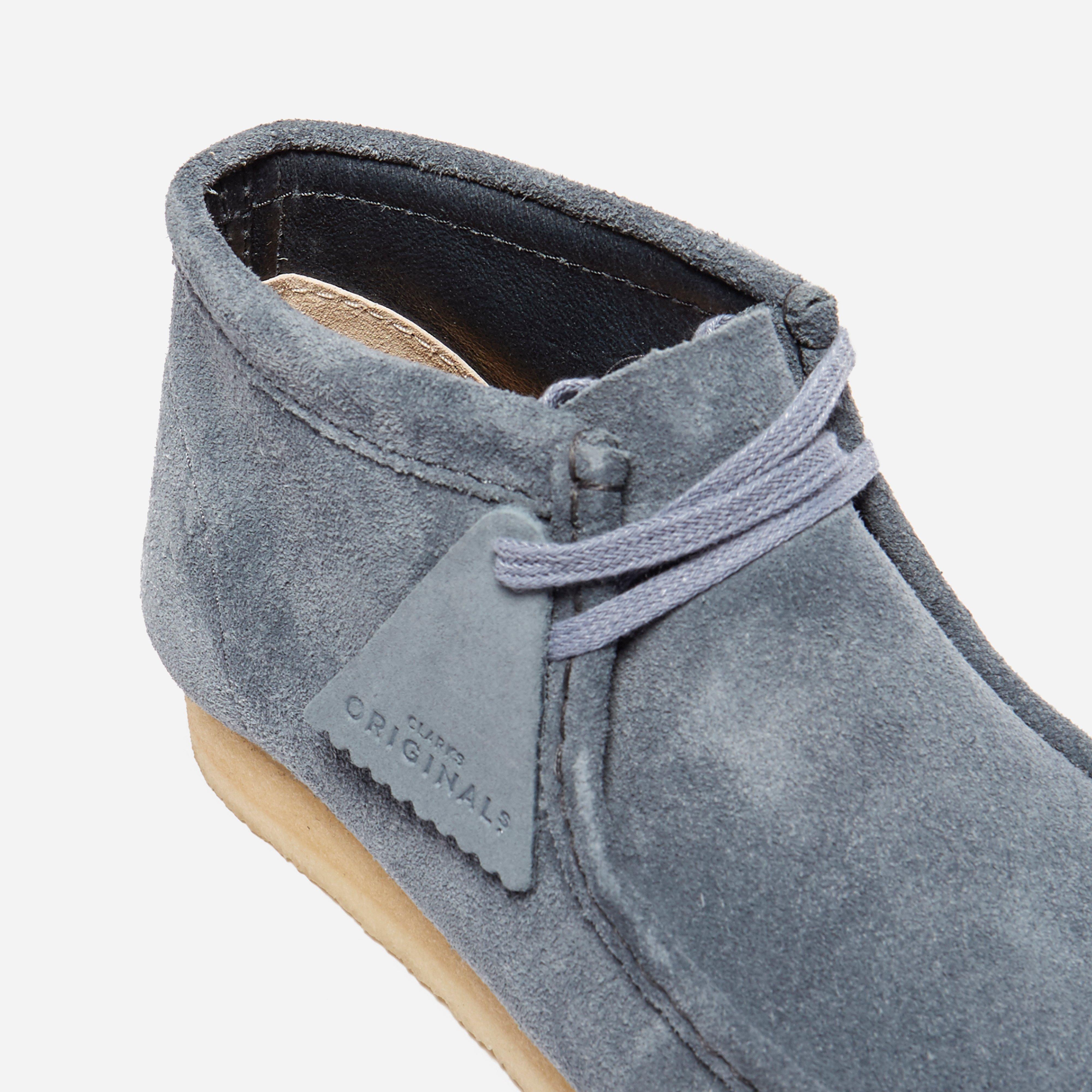clarks blue booties