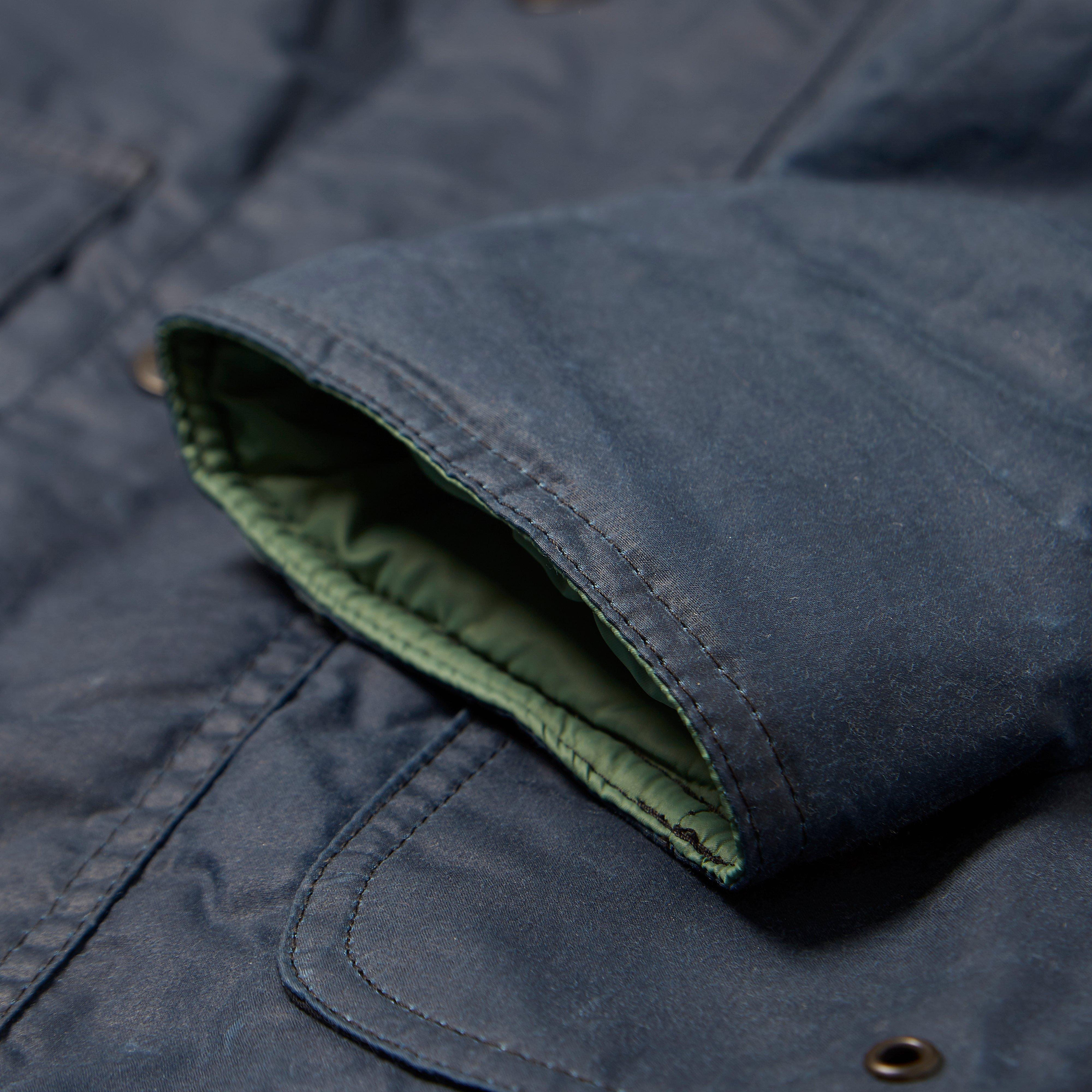 barbour beacon lingmell waxed cotton jacket