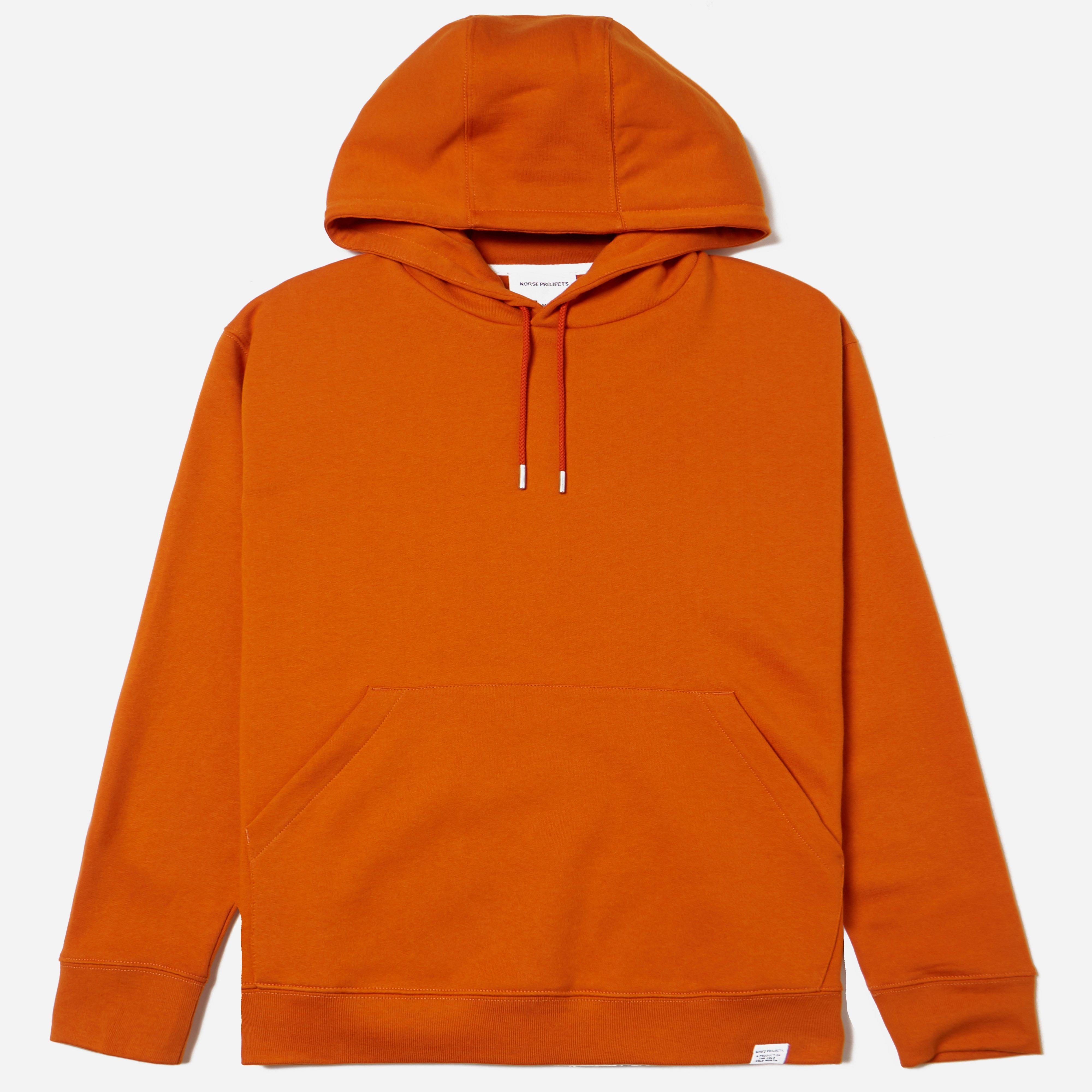 Norse Projects Cotton Vagn Classic Hoodie in Orange for Men - Lyst