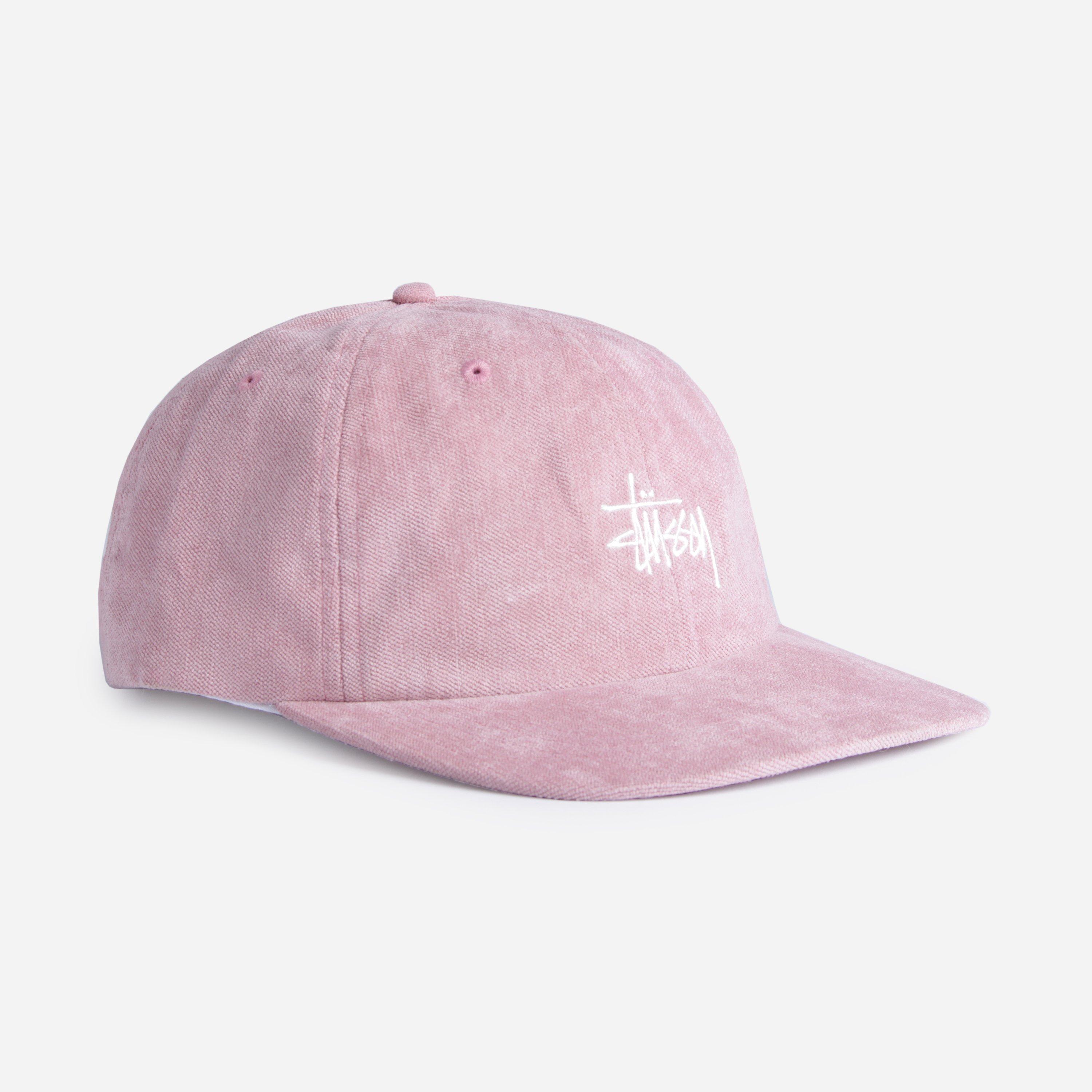 Stussy Synthetic No Wale Cord Low Pro Cap In Pink For Men Lyst