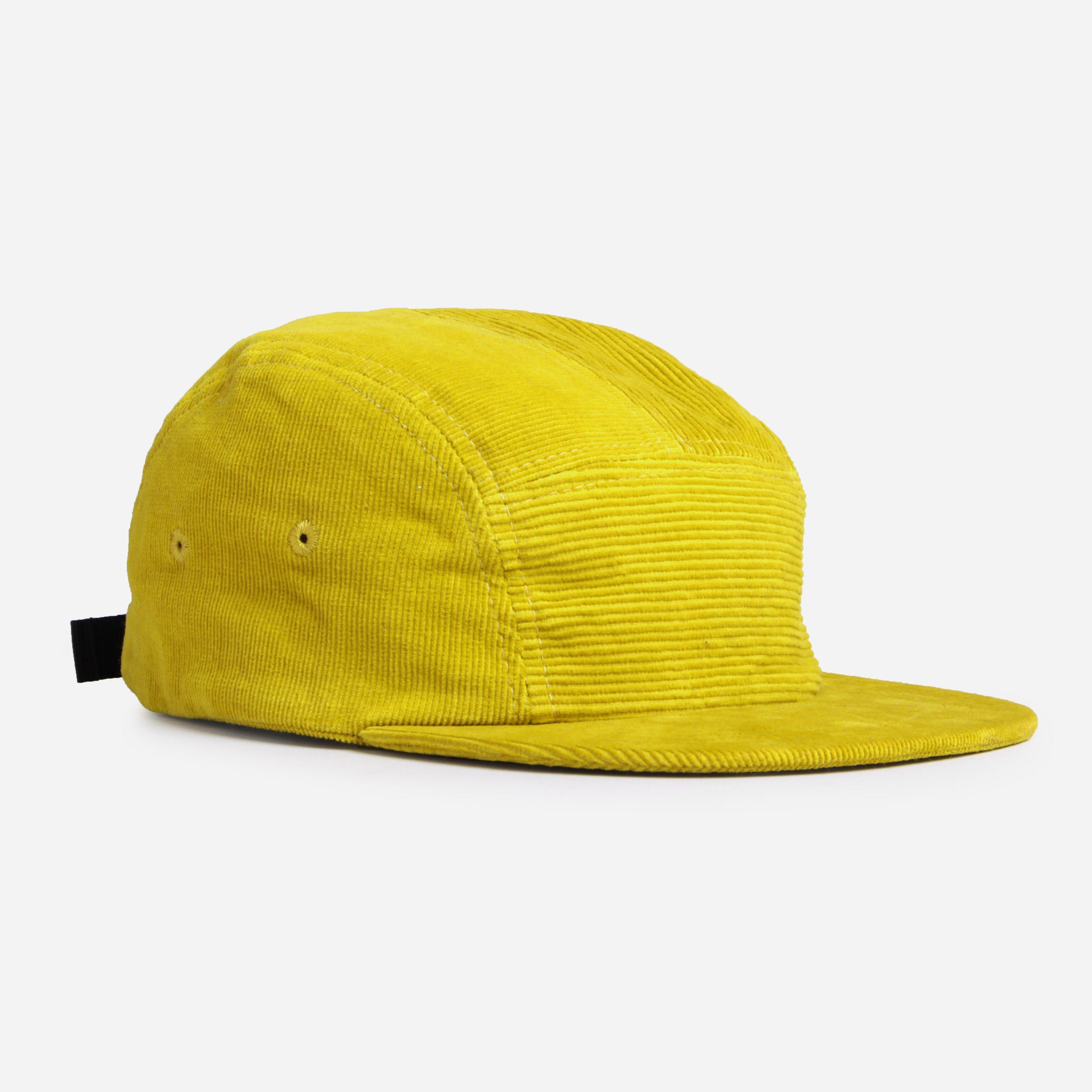 Yellow 5 panel cap Clearance
