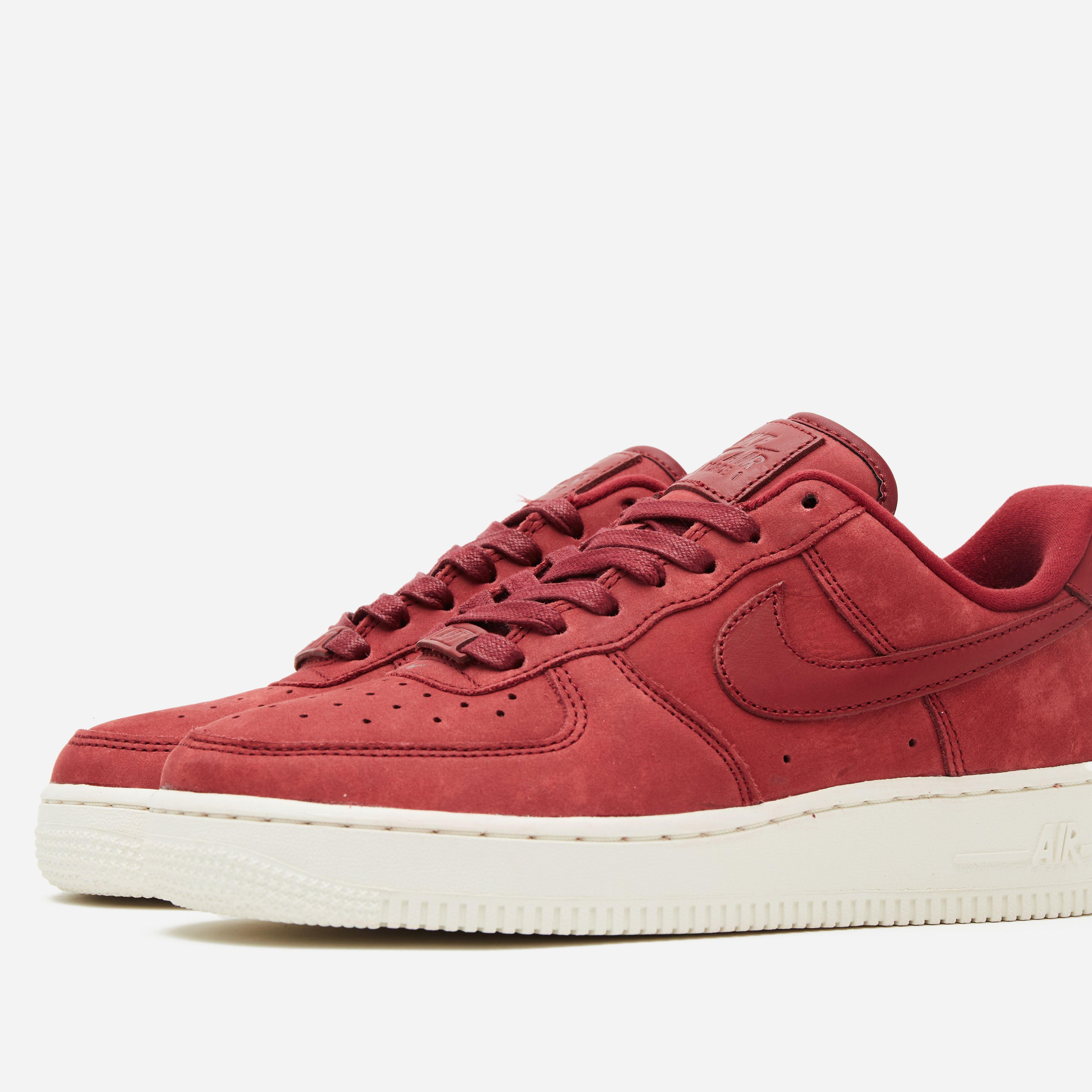 Nike Air Force 1 Low Premium Women's in Red | Lyst