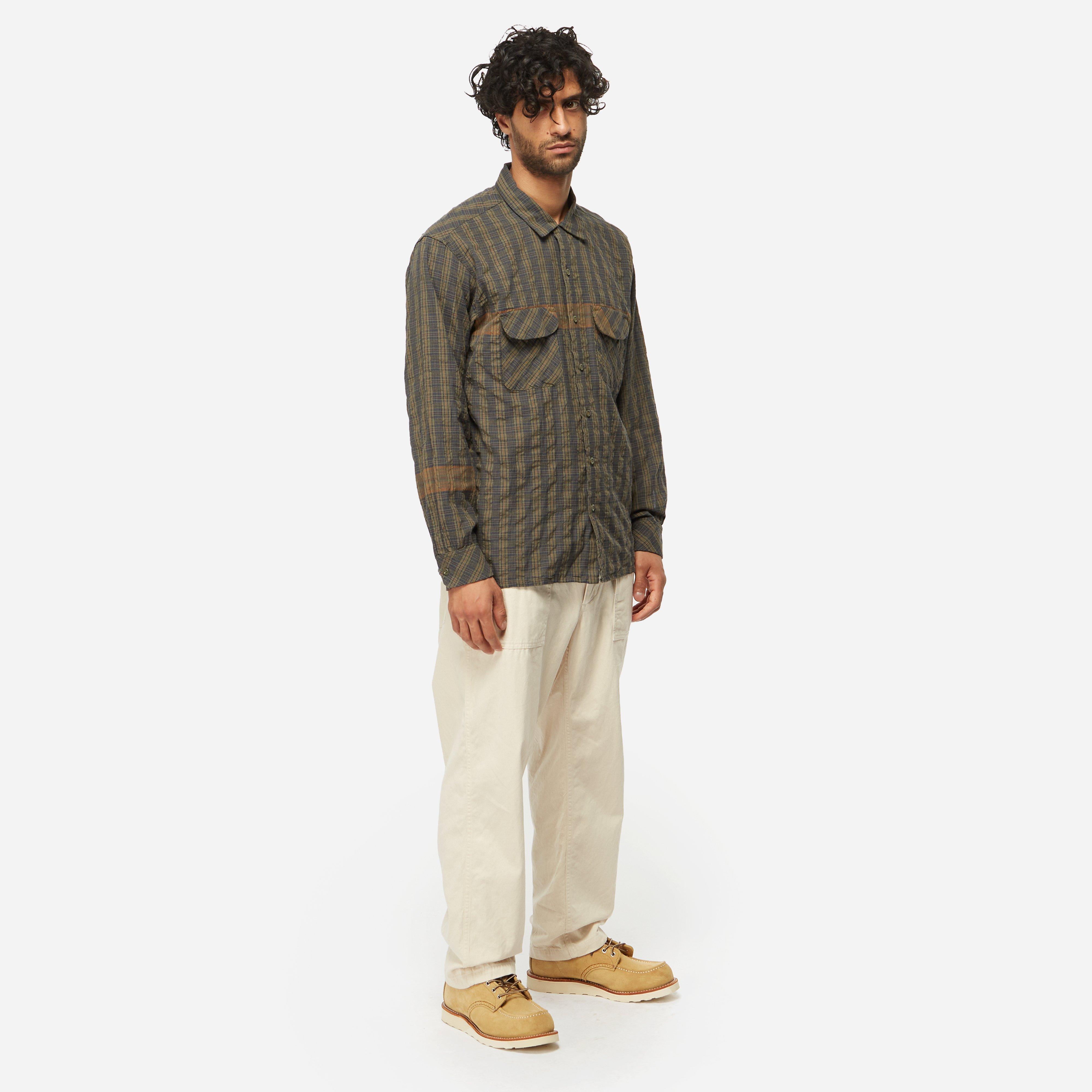 Engineered Garments Classic Shirt Plaid in Green for Men | Lyst