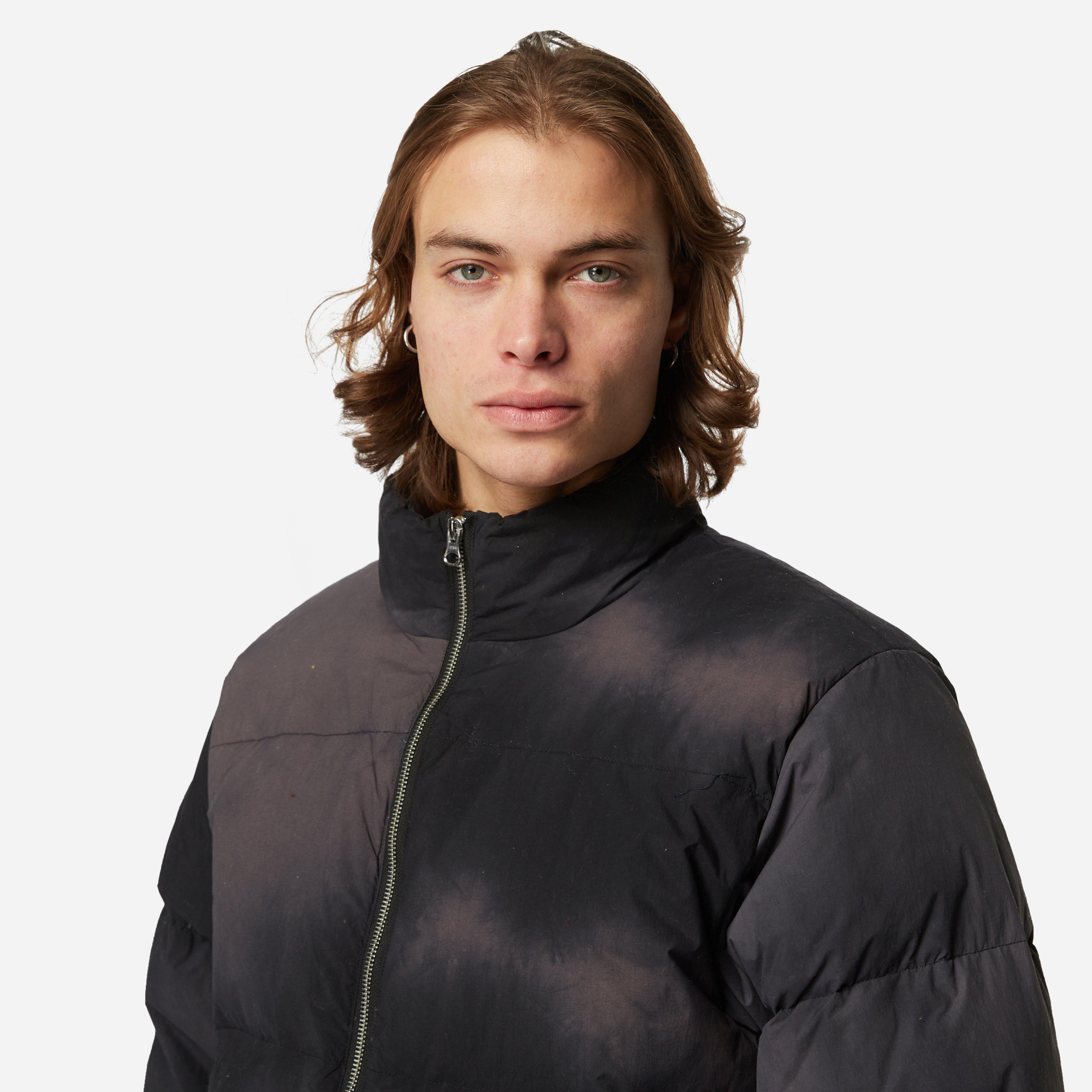 Stussy Recycled Nylon Down Puffer Jacket in Black for Men | Lyst