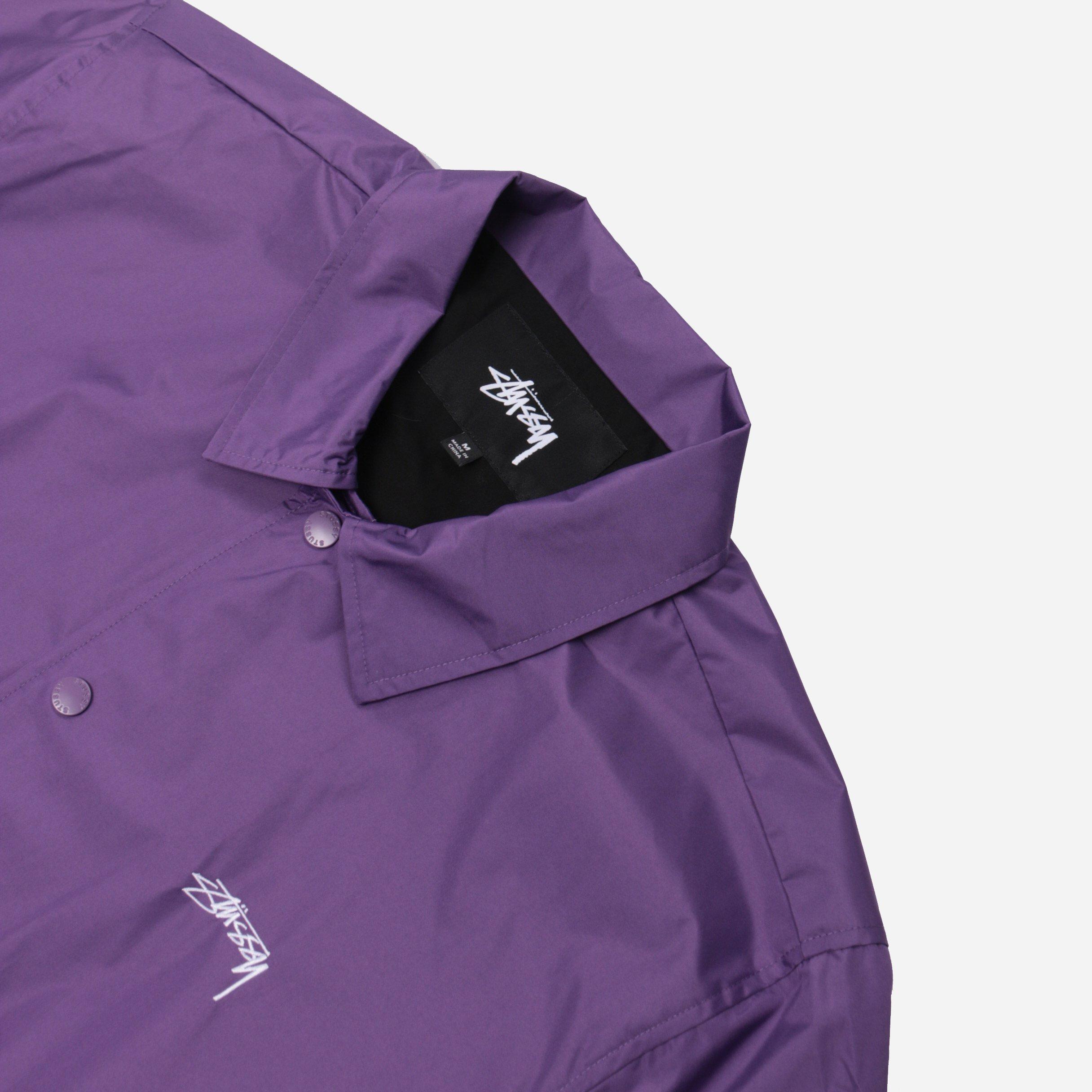 coach jacket purple