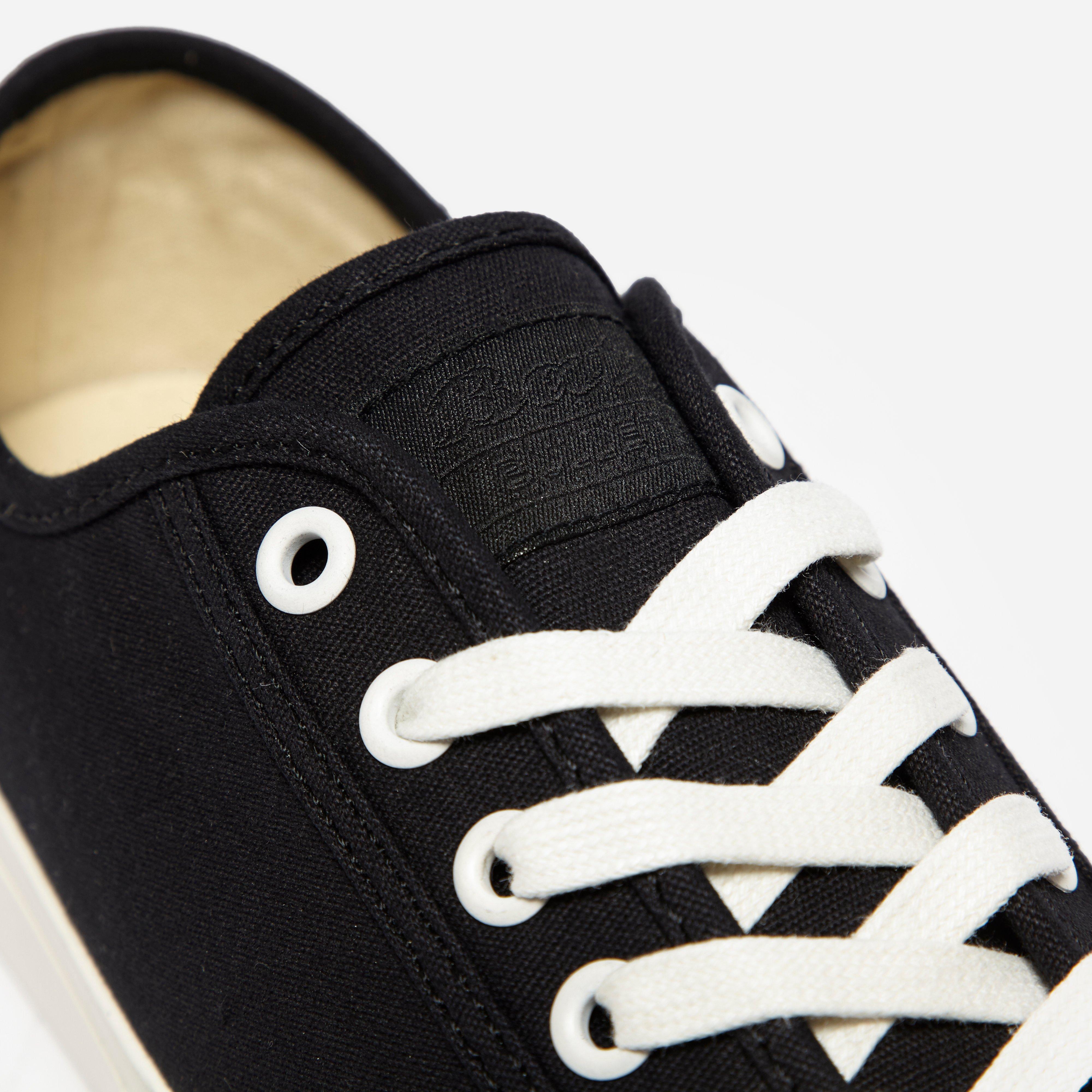 bata black canvas shoes