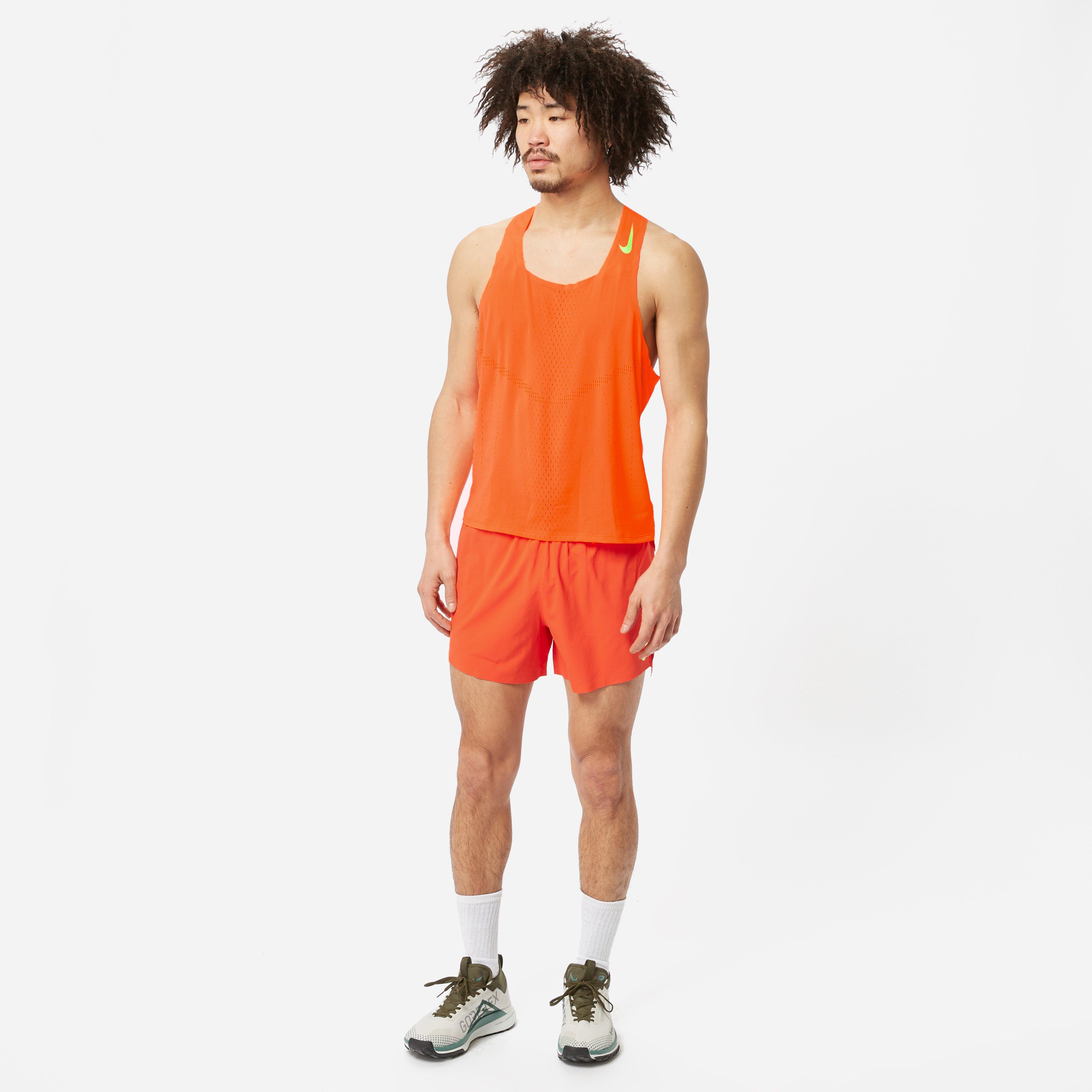 Nike Aeroswift 4" Running Short in Orange for Men | Lyst