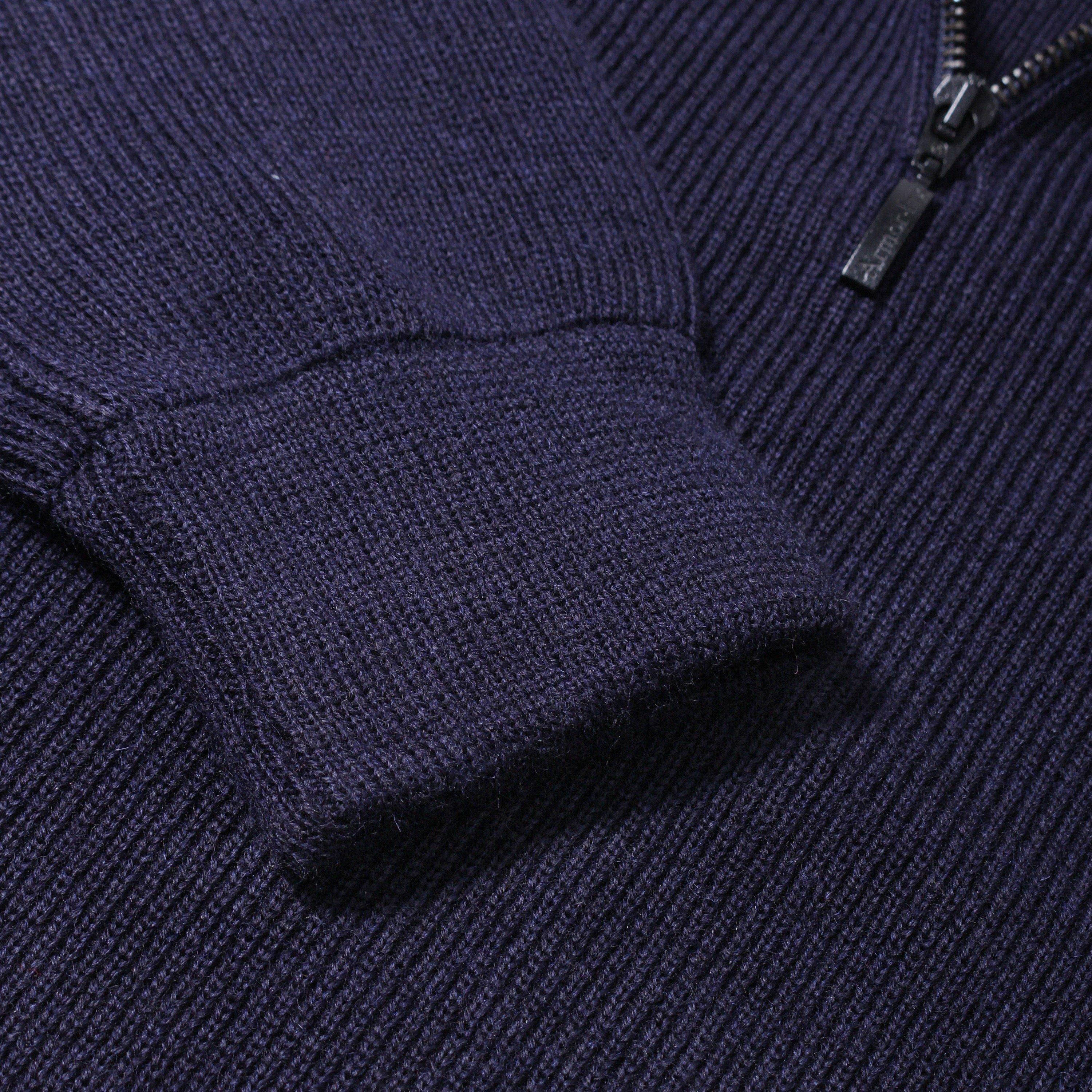 Armor Lux Chateaulin Half Zip Knit in Blue for Men | Lyst