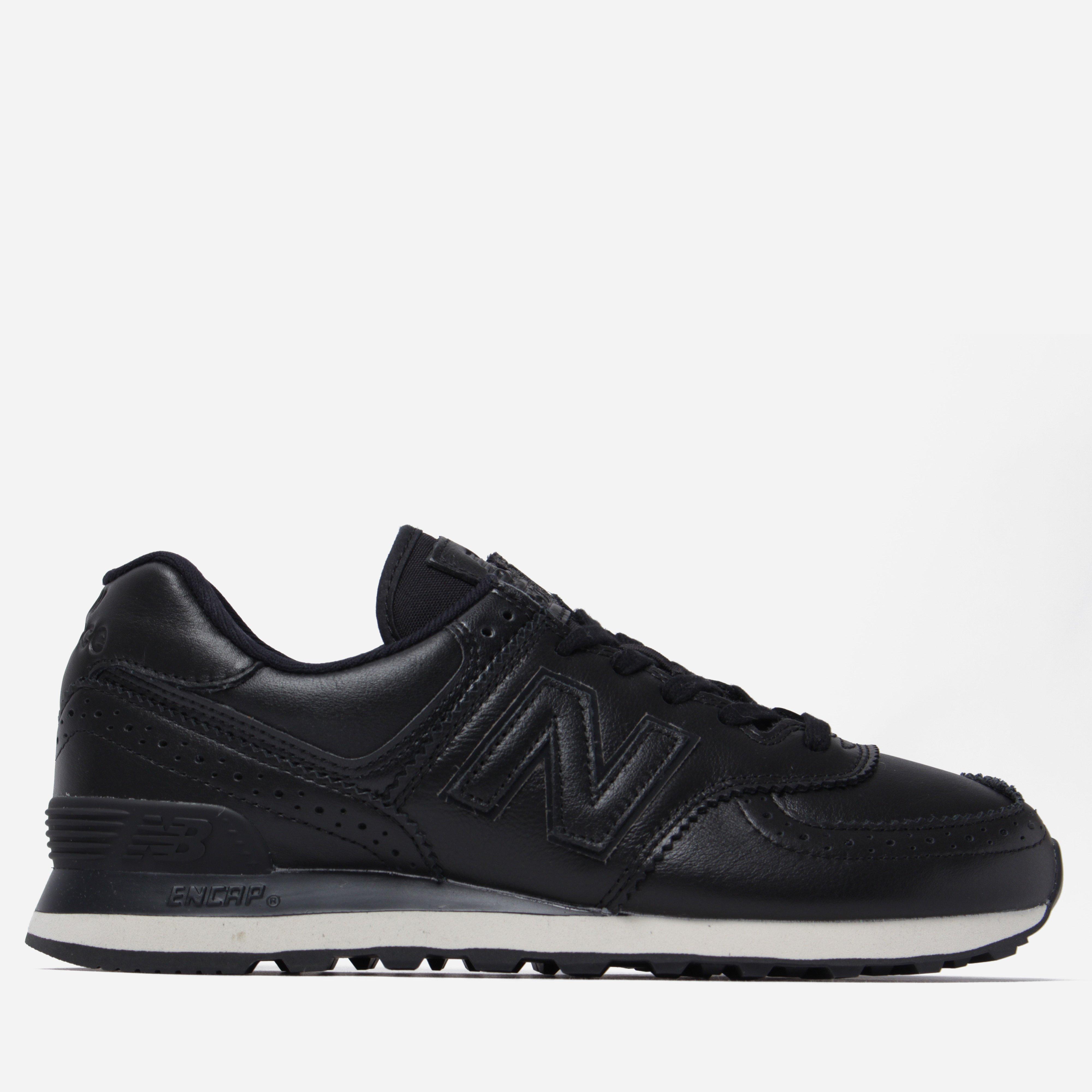 New Balance 574 in Black for Men | Lyst 