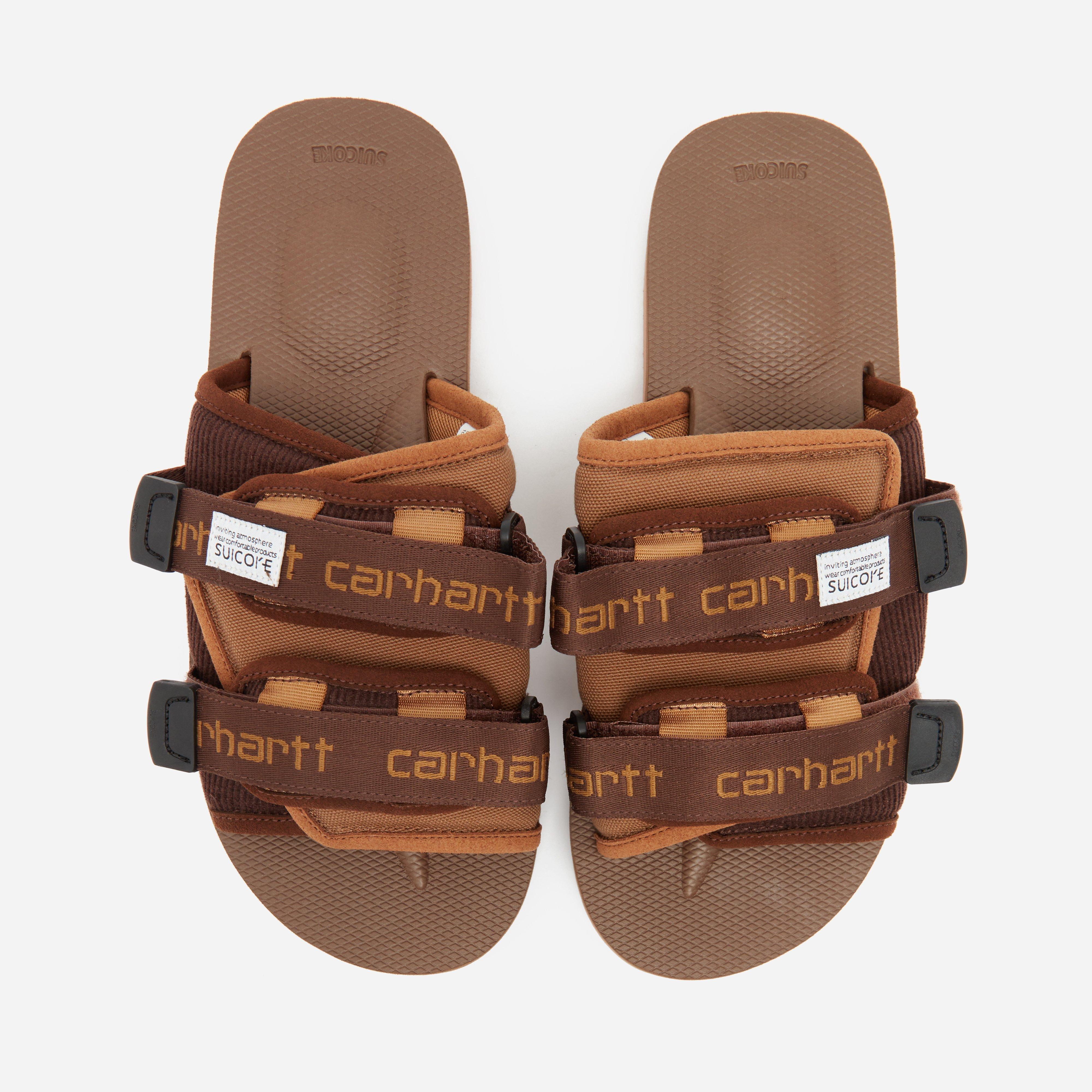 Suicoke X Carhartt Wip Moto-cabcht Sandal in Brown for Men | Lyst