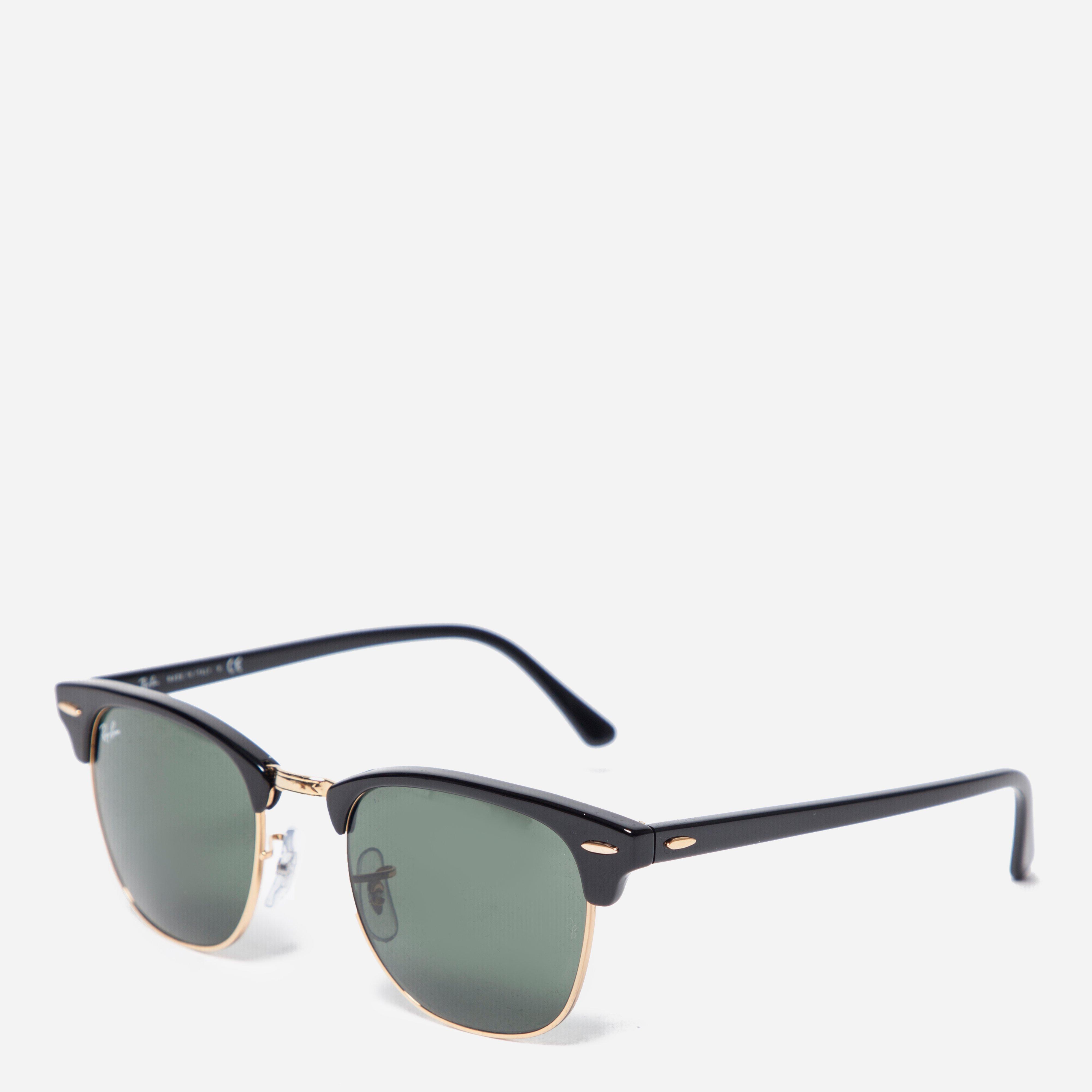 Ray Ban Clubmaster Classic Sunglasses In Black Gold Black For Men Lyst