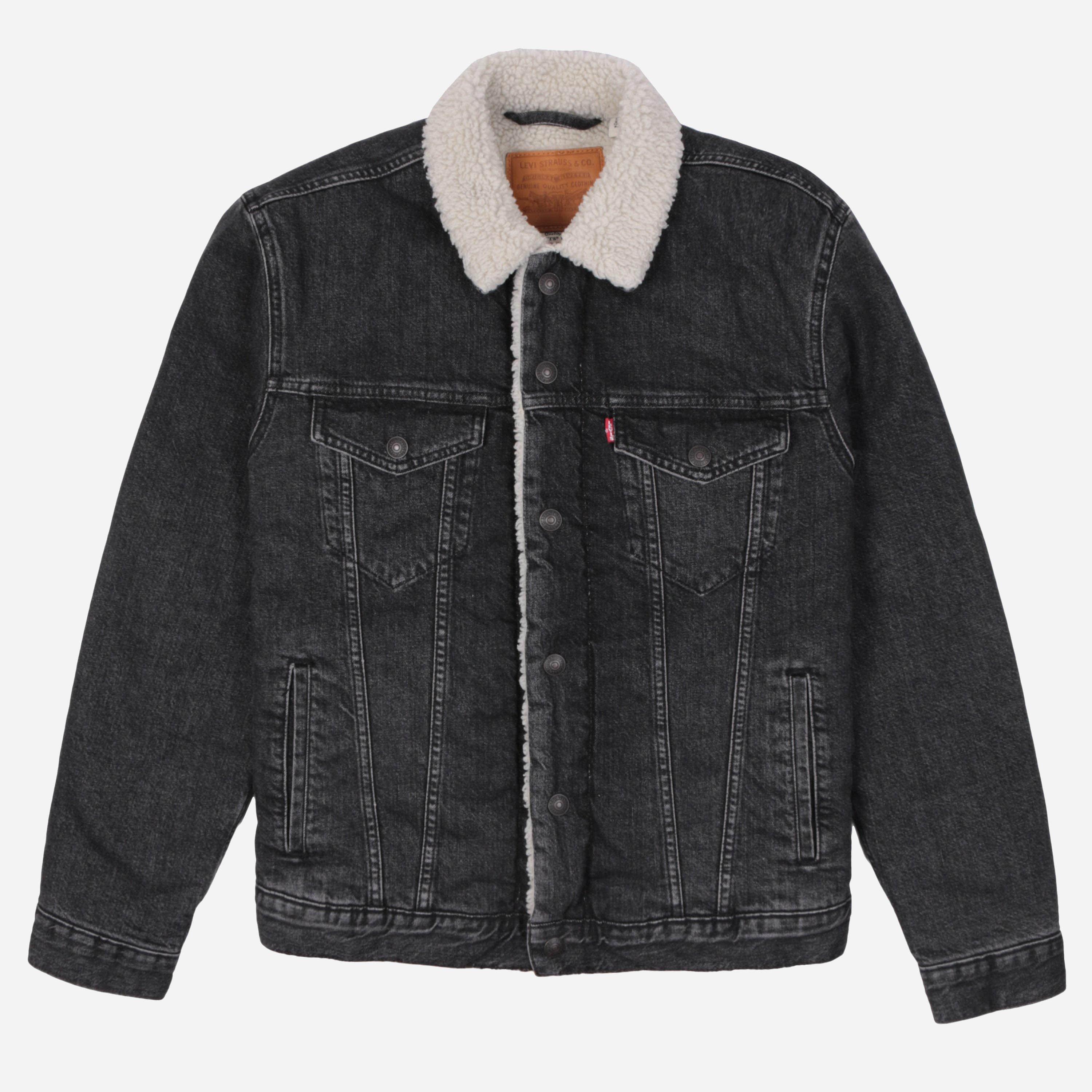 Levi's Type 3 Sherpa Jacket in Grey 