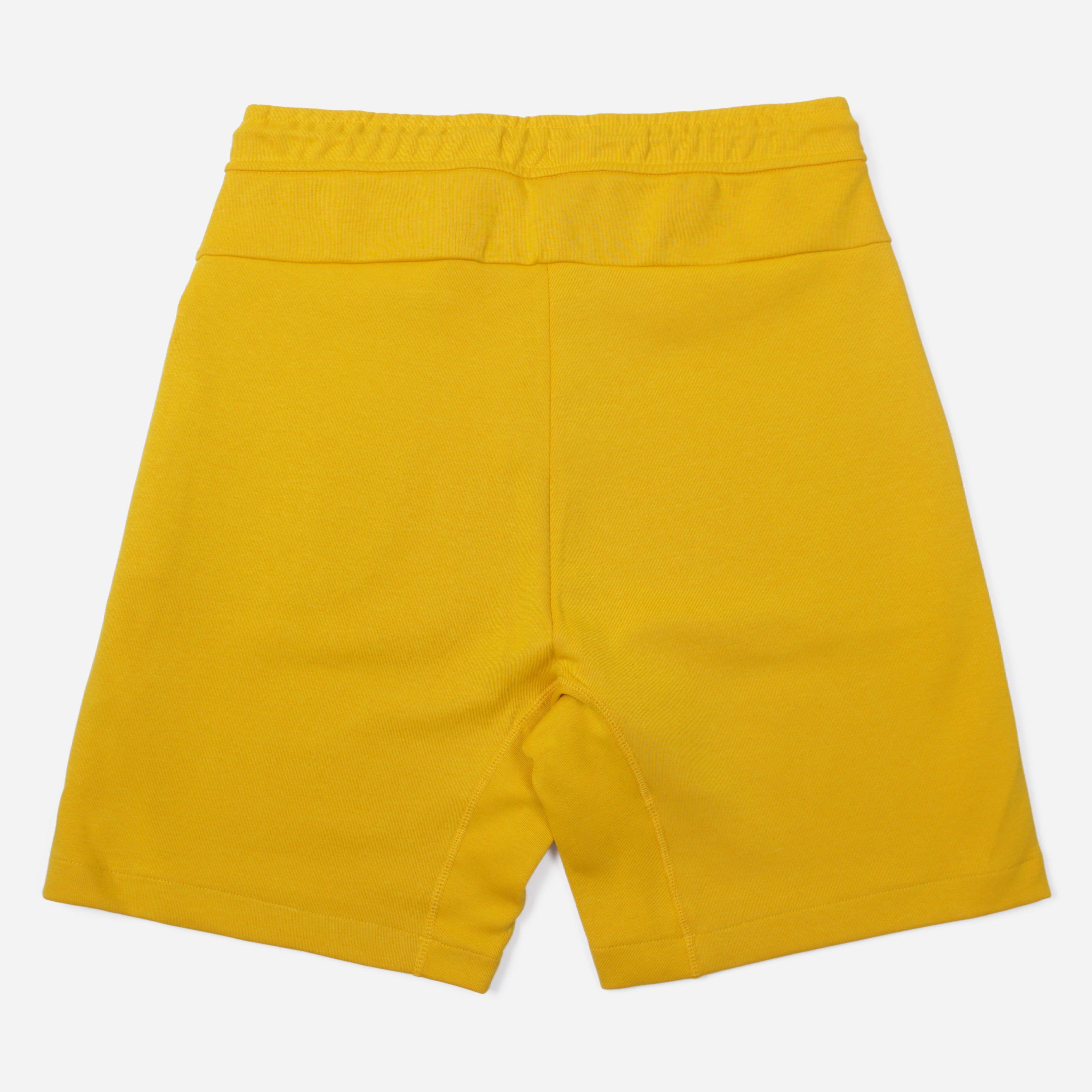 yellow nike sweat shorts