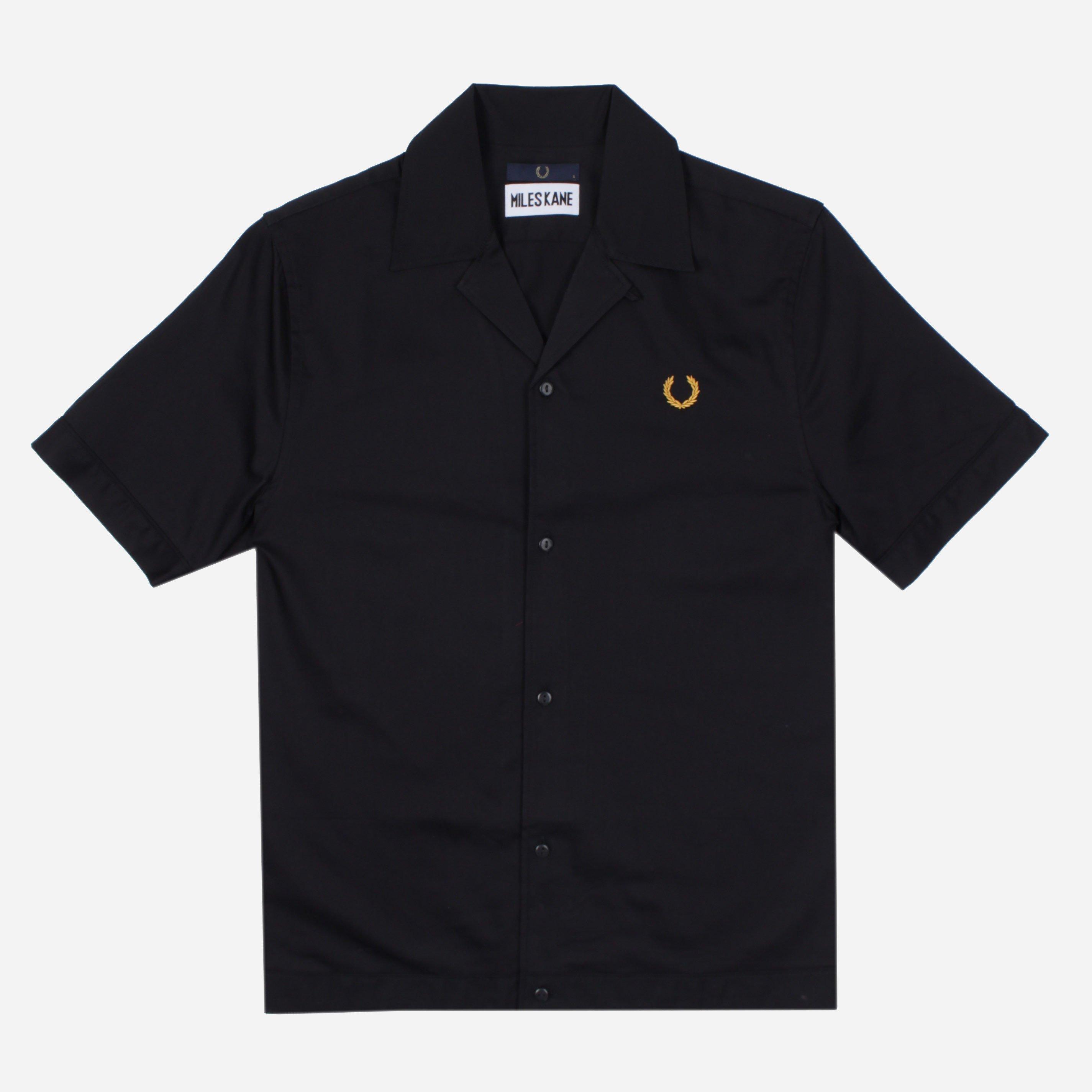 Fred Perry Bowling Shirt in Black for 