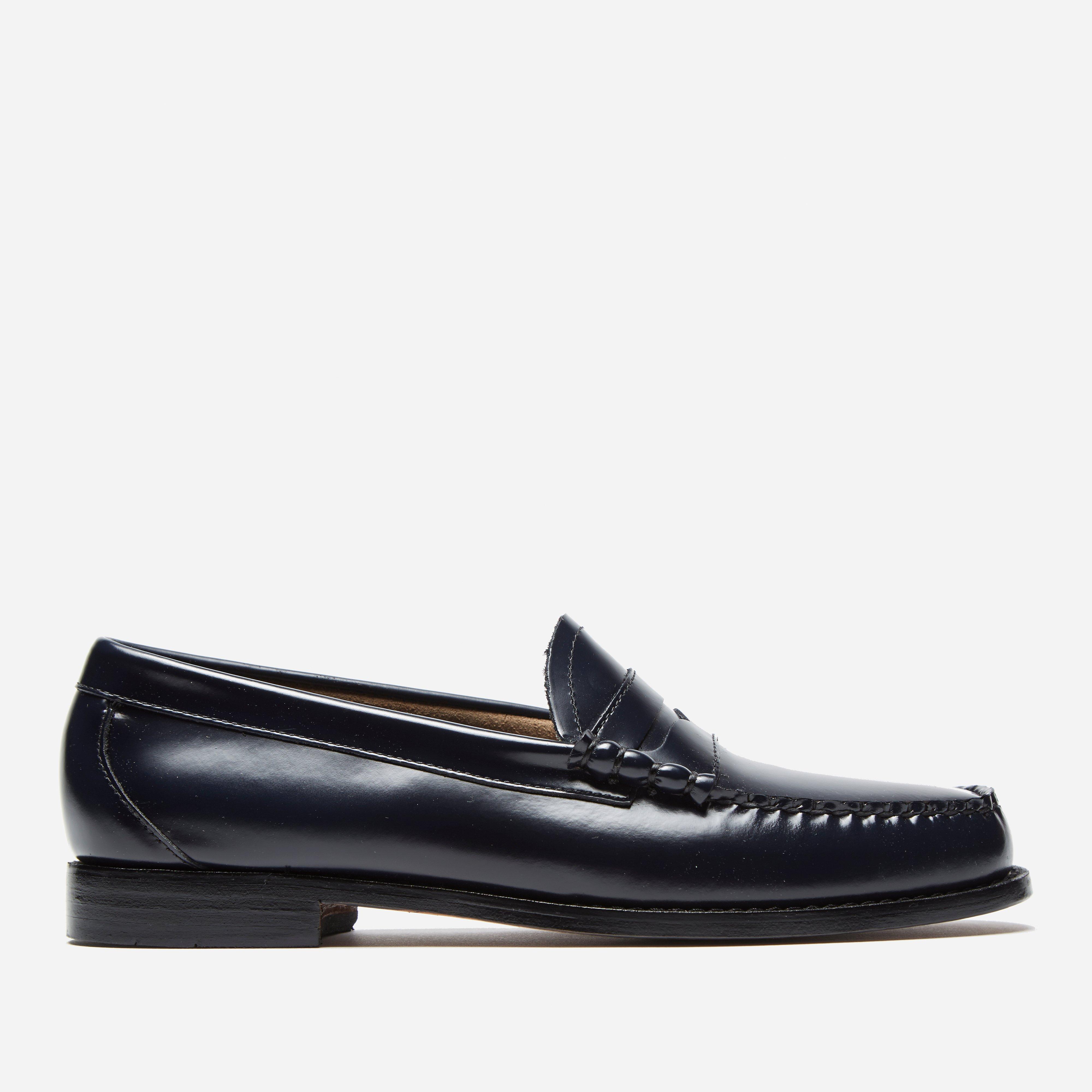 G.H.BASS Leather Bass Weejun Larson Penny Loafer in Navy (Blue) for Men ...