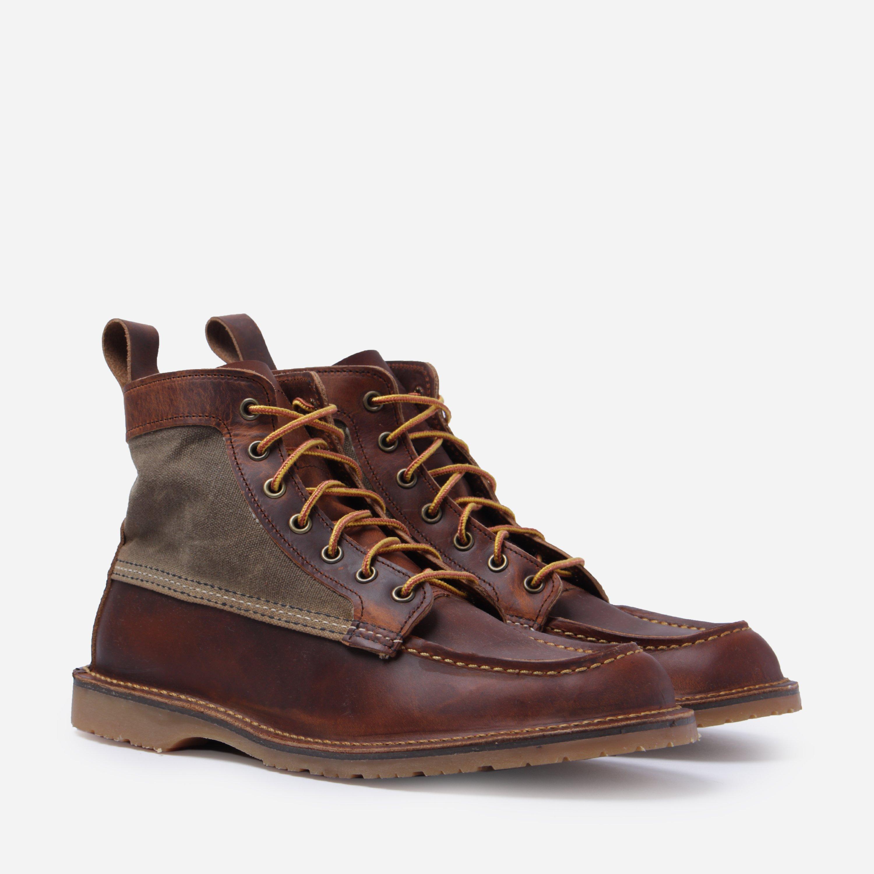 red wing canvas moc