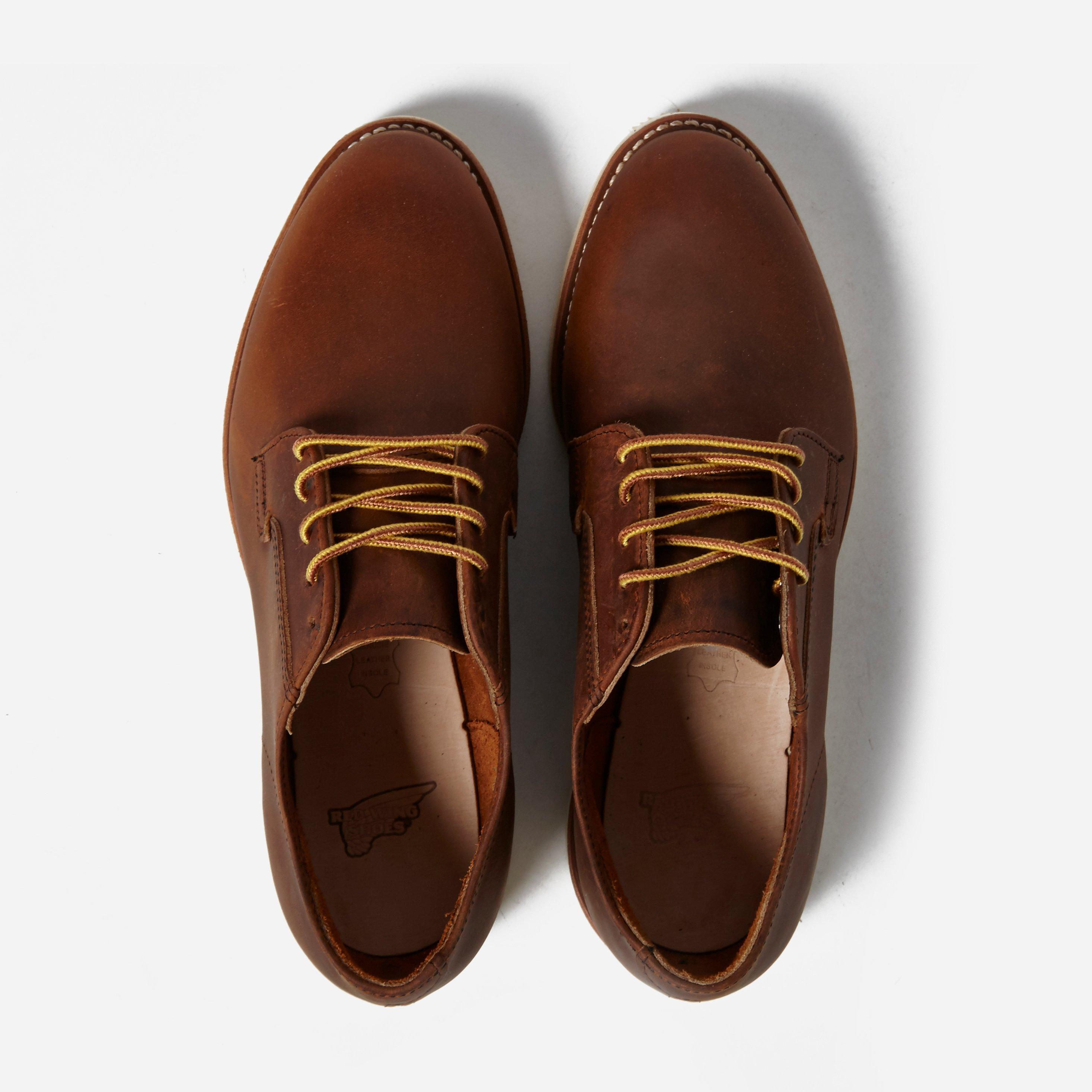 red wing postman oxford sizing