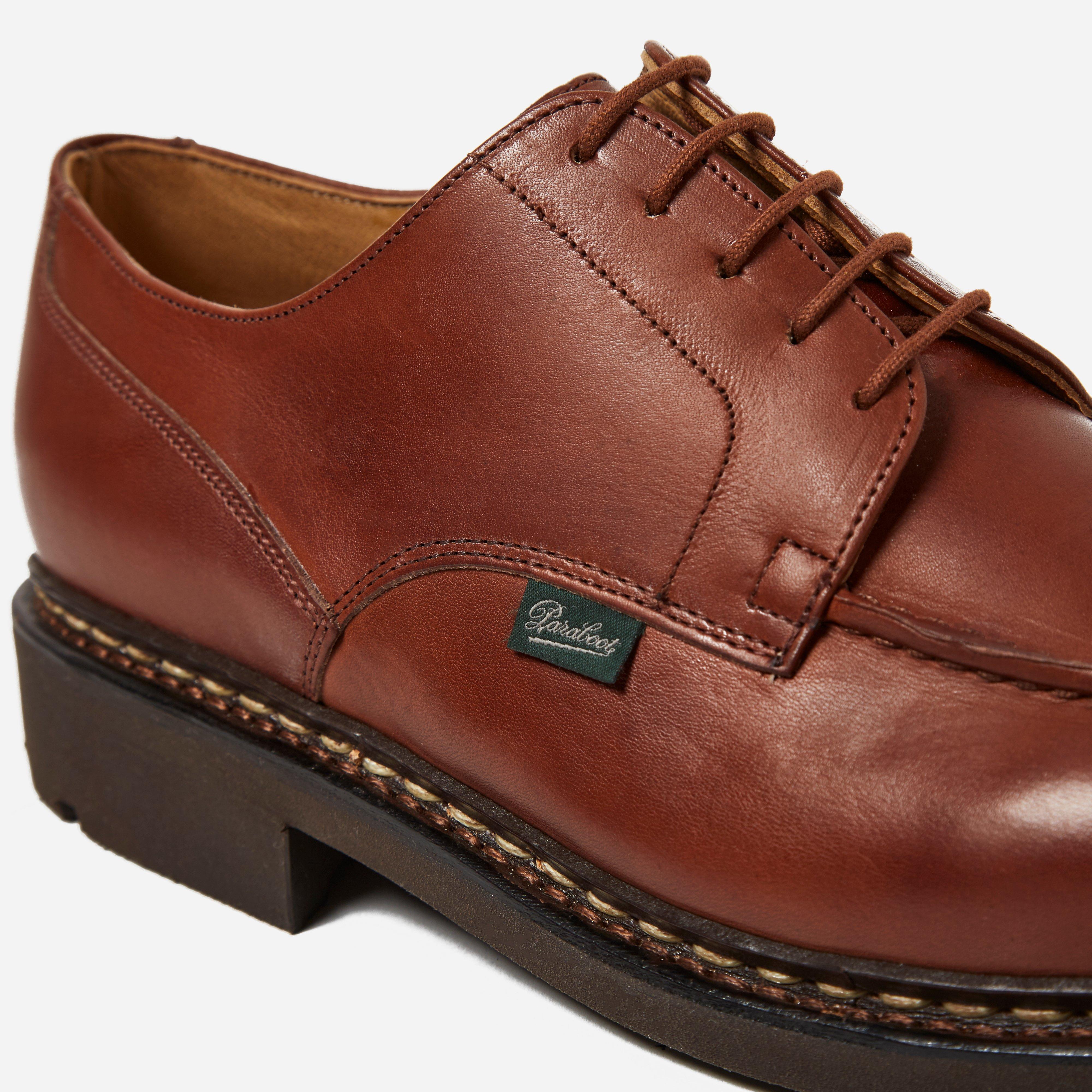 Paraboot Leather Chambord Lis Marron in Brown for Men | Lyst
