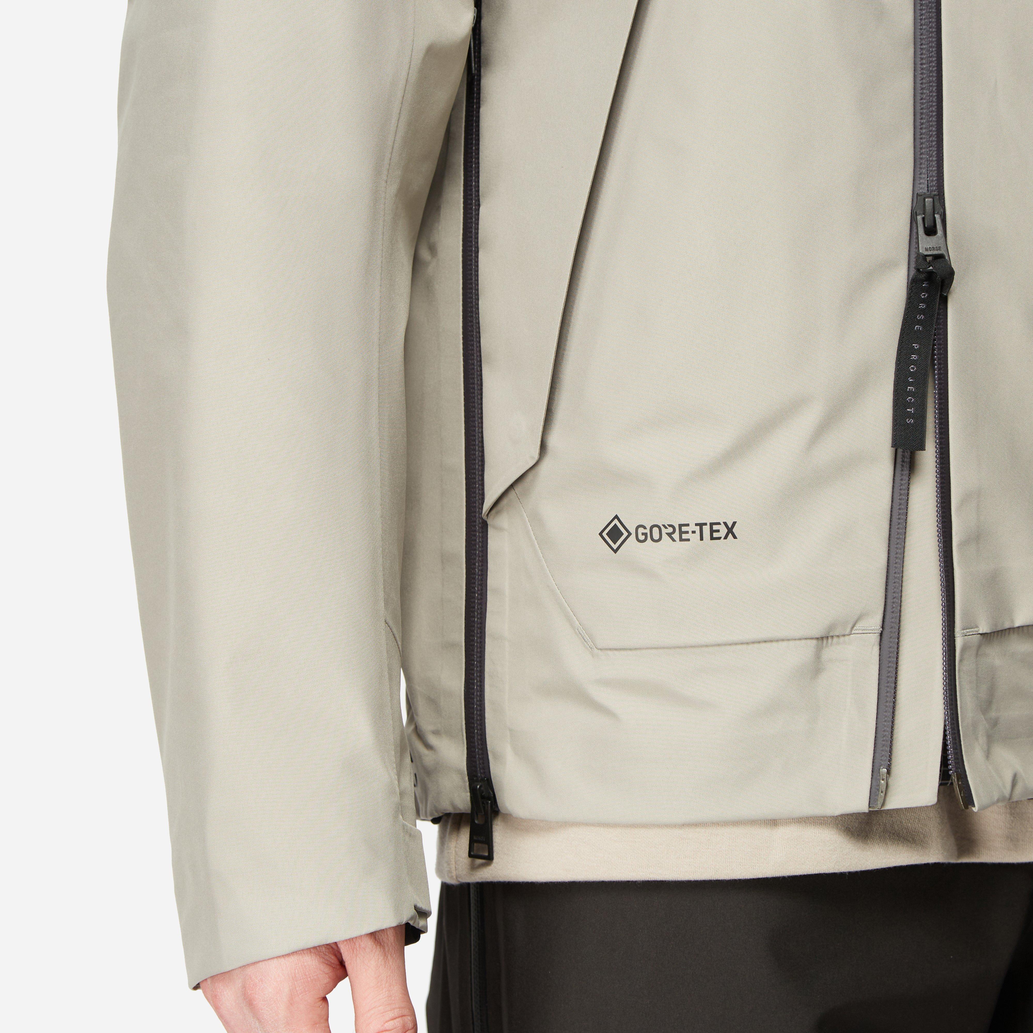 Norse Projects Gore-tex 3l Stand Collar Jacket in Natural for Men