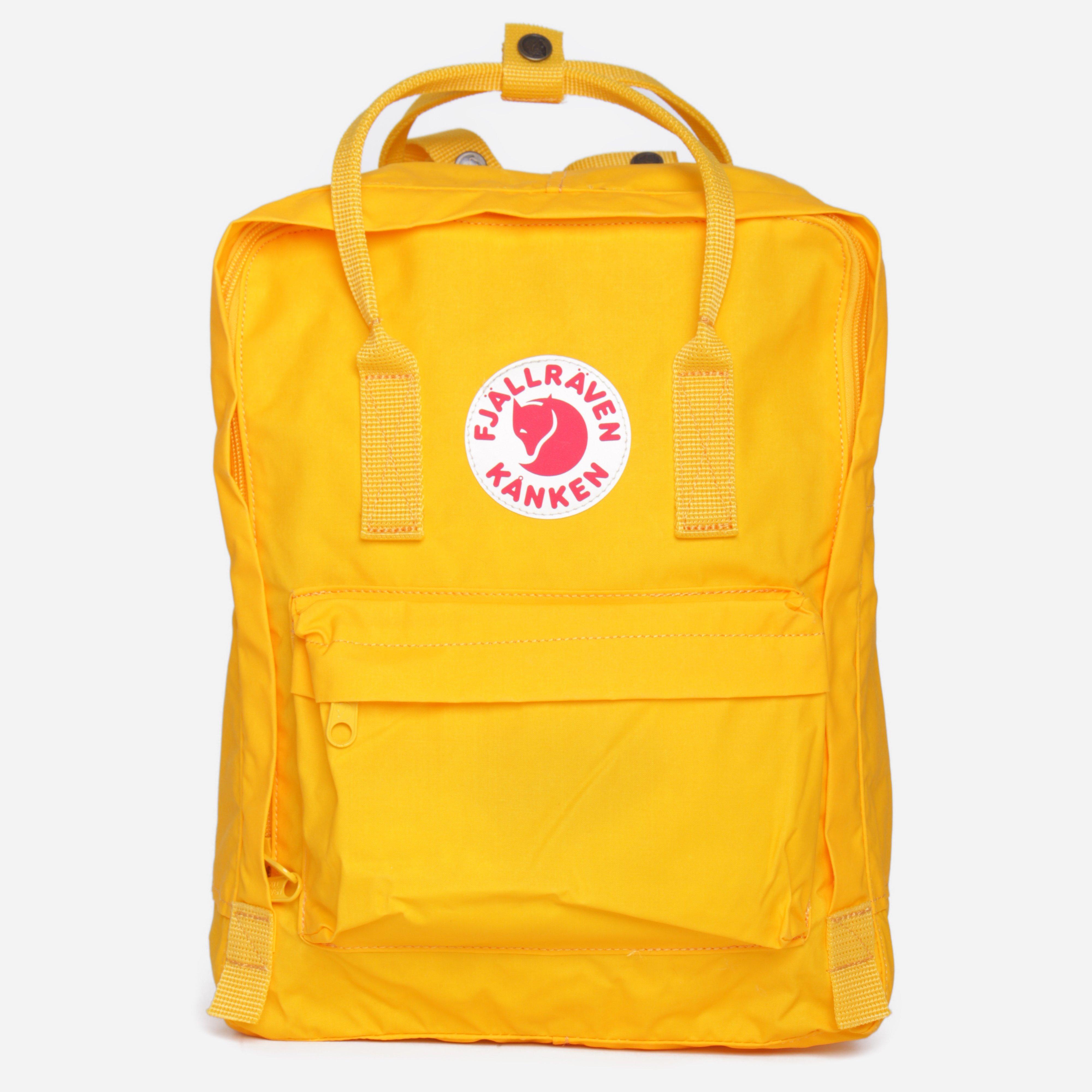fjallraven yellow bag