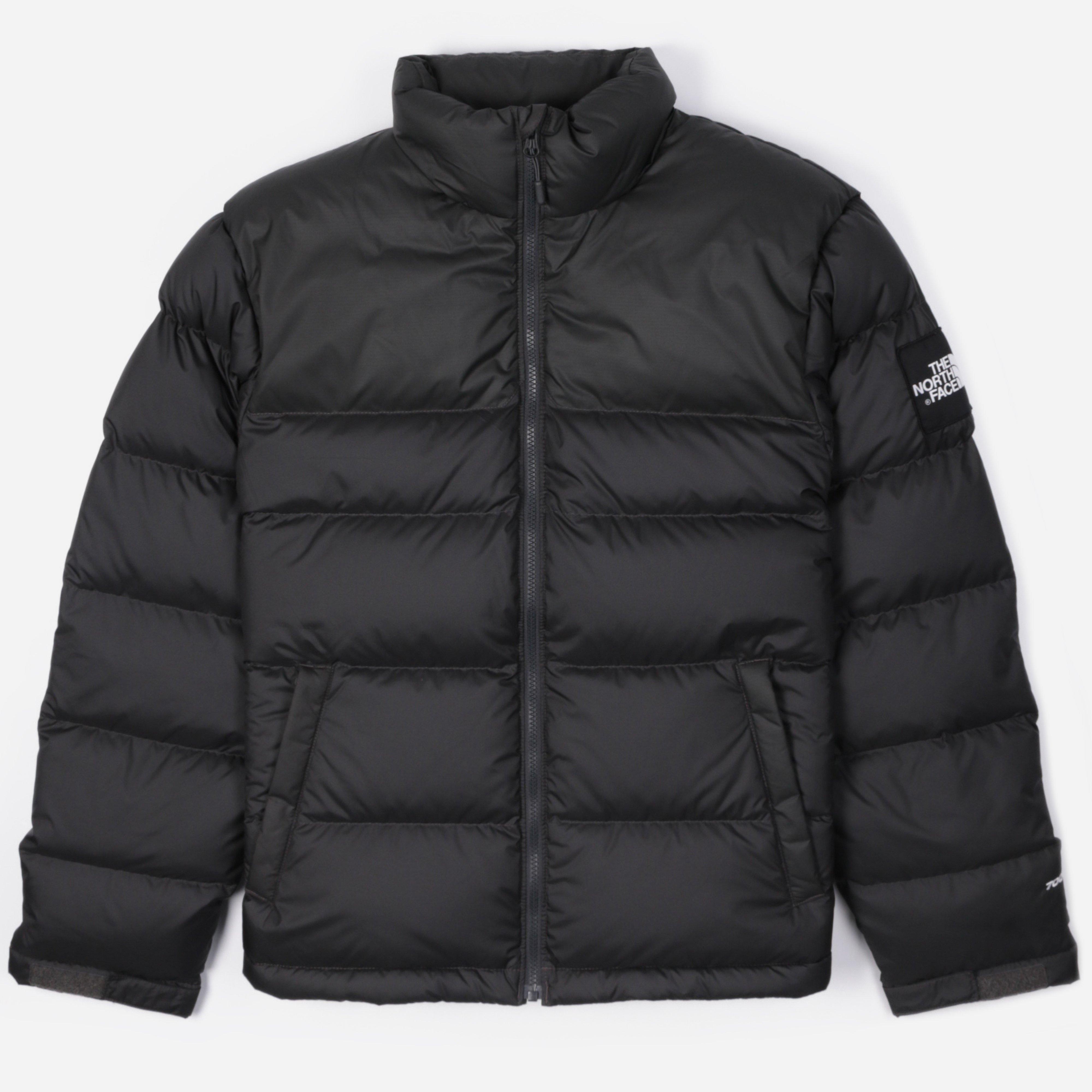 the north face nuptse jacket mens black