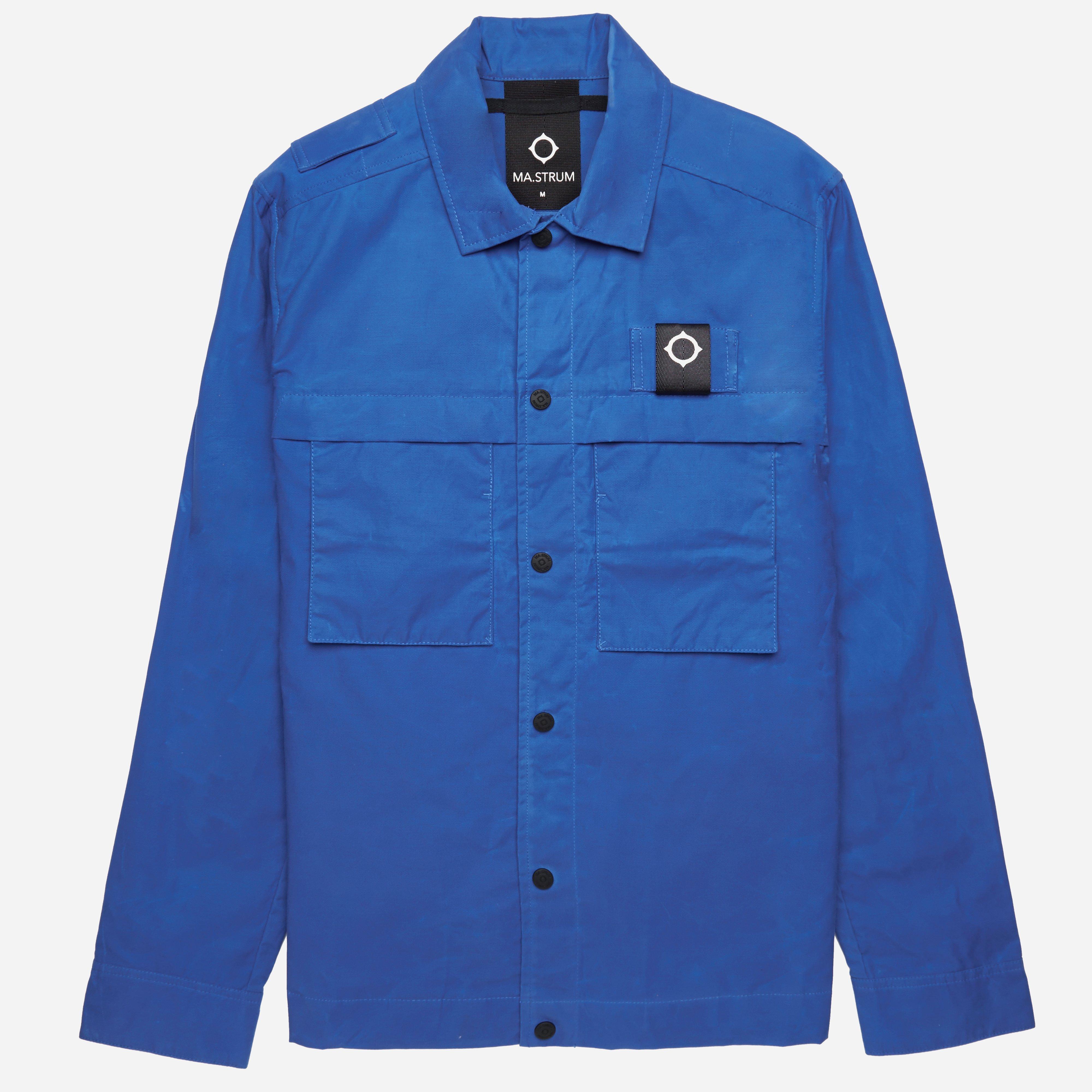 ma strum blue overshirt