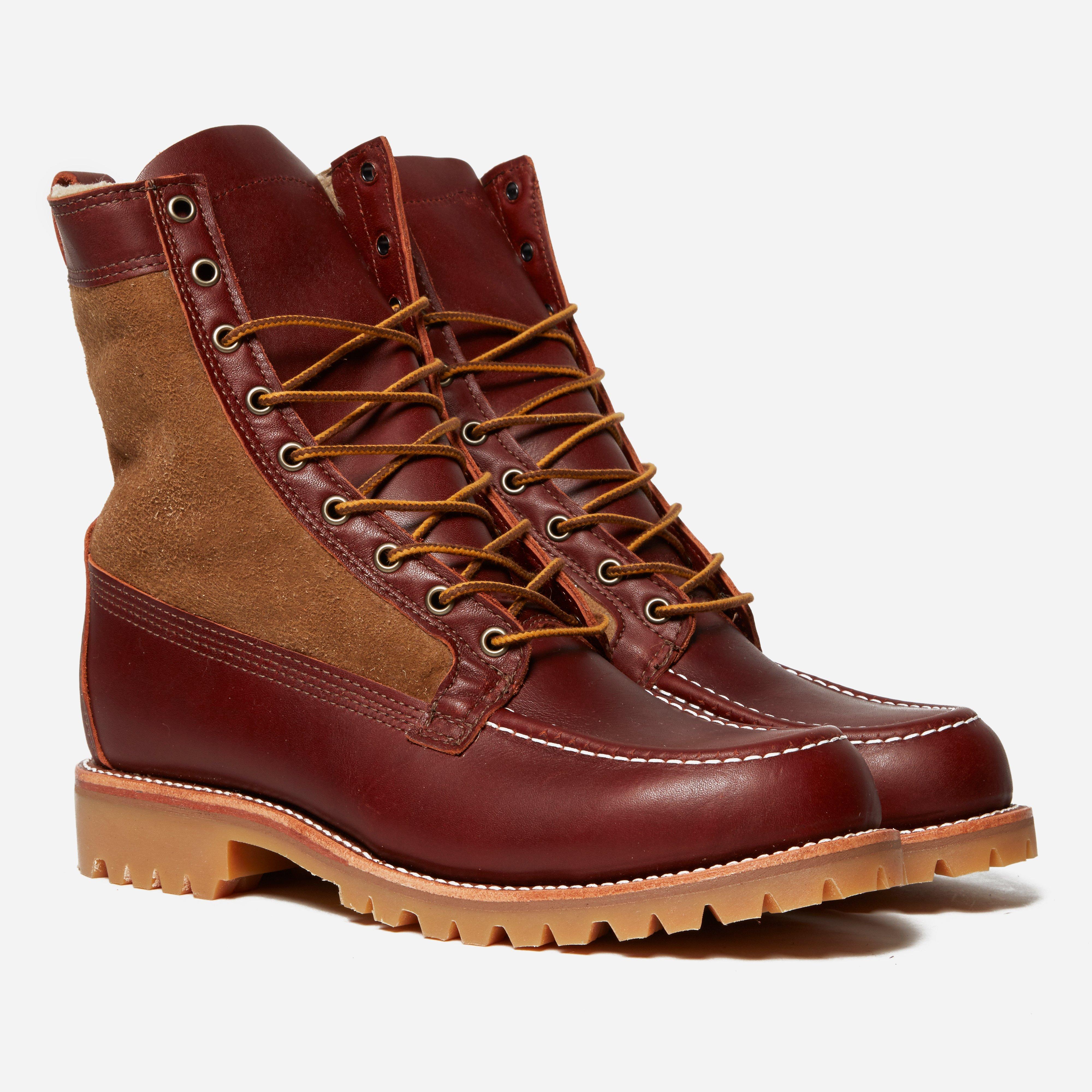 Shearling Hunting Boot Outlaw in Tan 