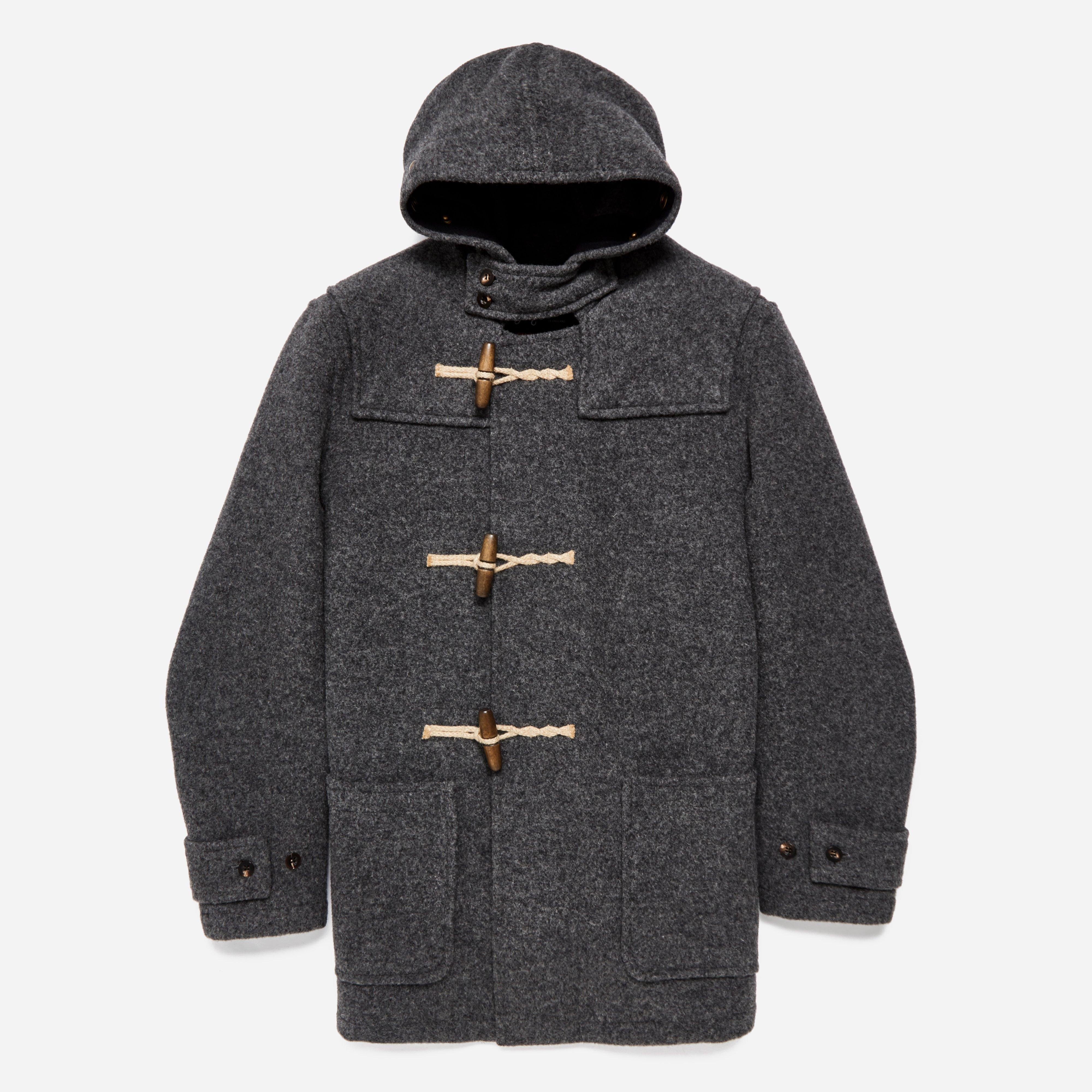 Gloverall Mid Monty Duffle Coat in Grey (Gray) for Men Save 30 Lyst