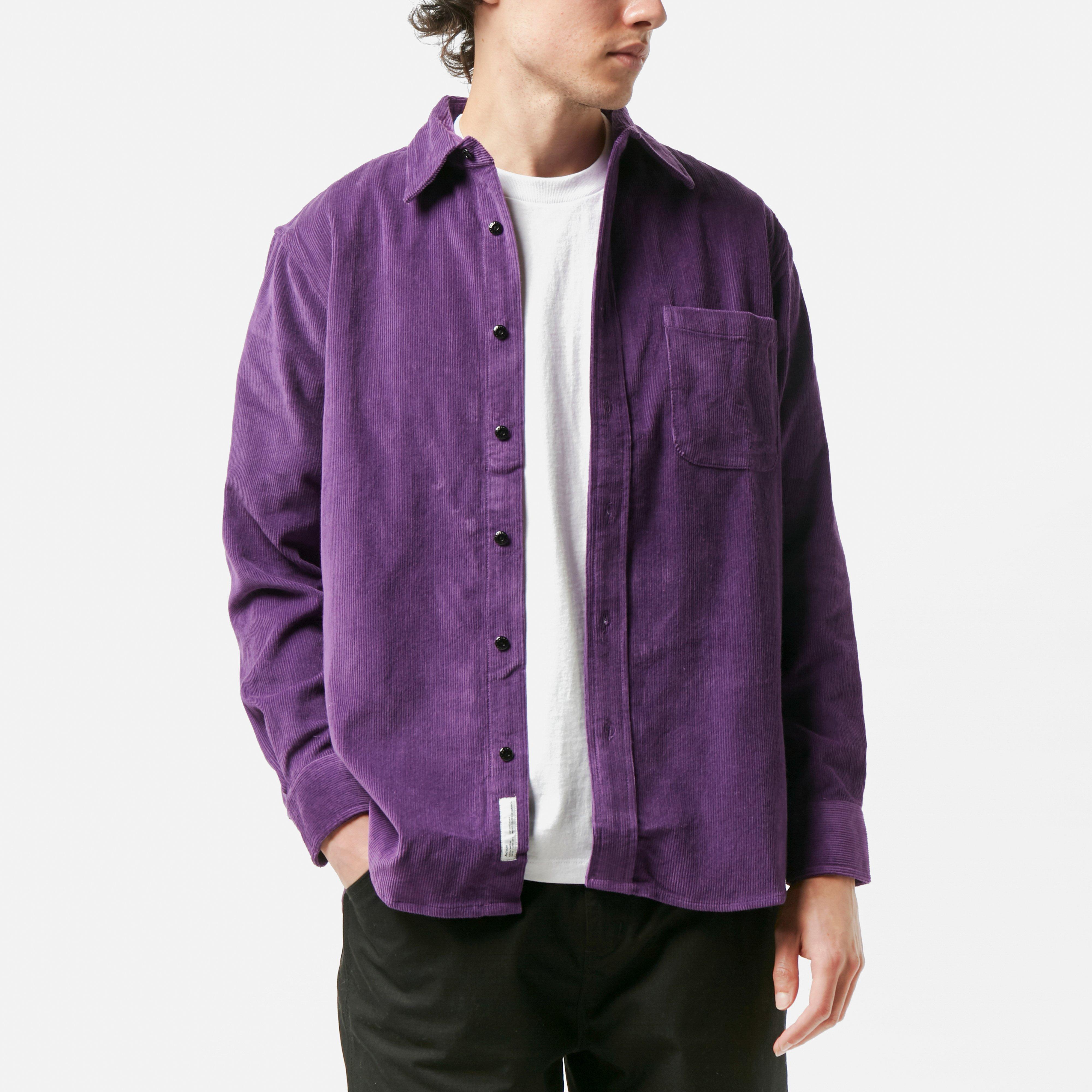 Corduroy Shirt in Purple for Men 