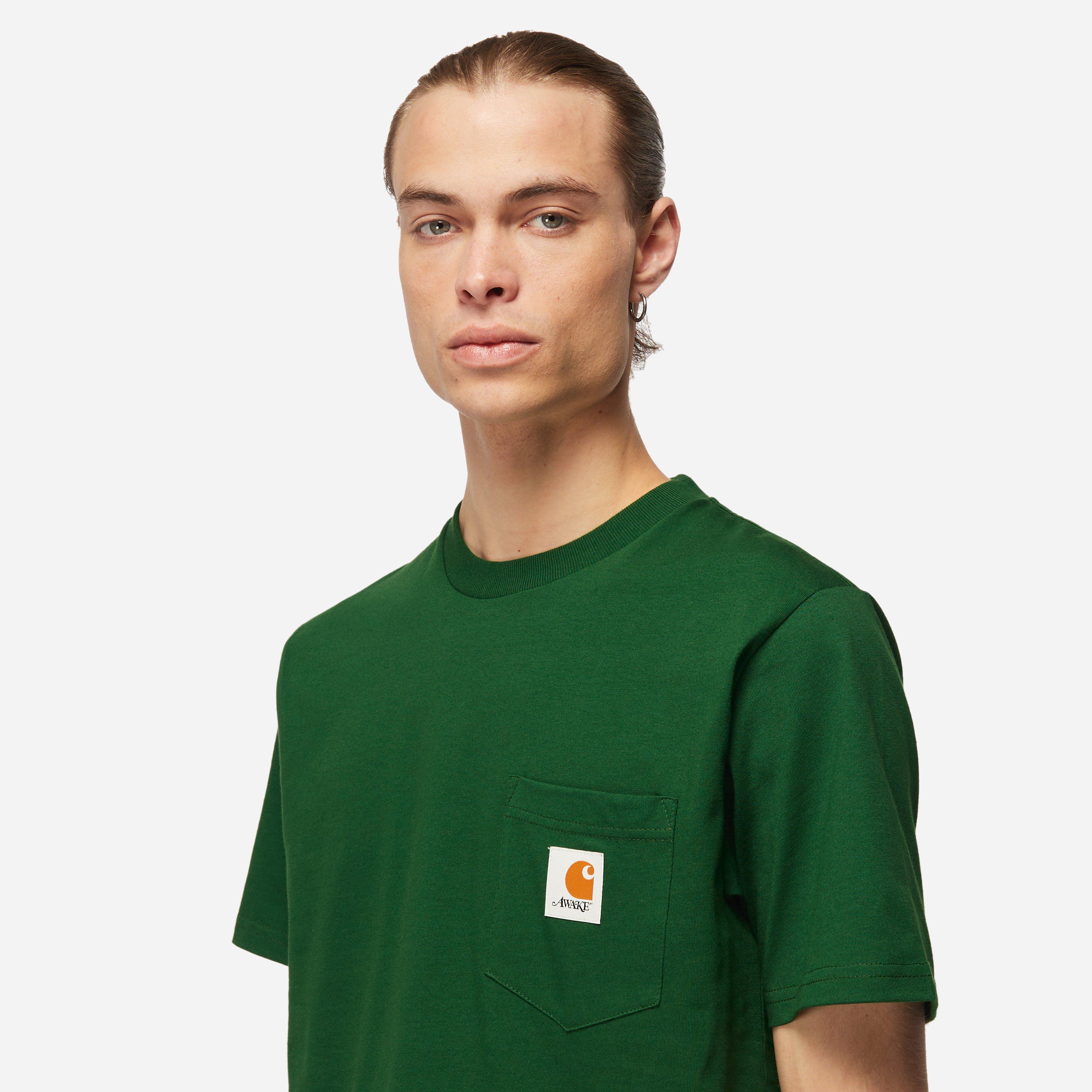 Carhartt WIP X Awake Ny Pocket T-shirt in Green for Men | Lyst