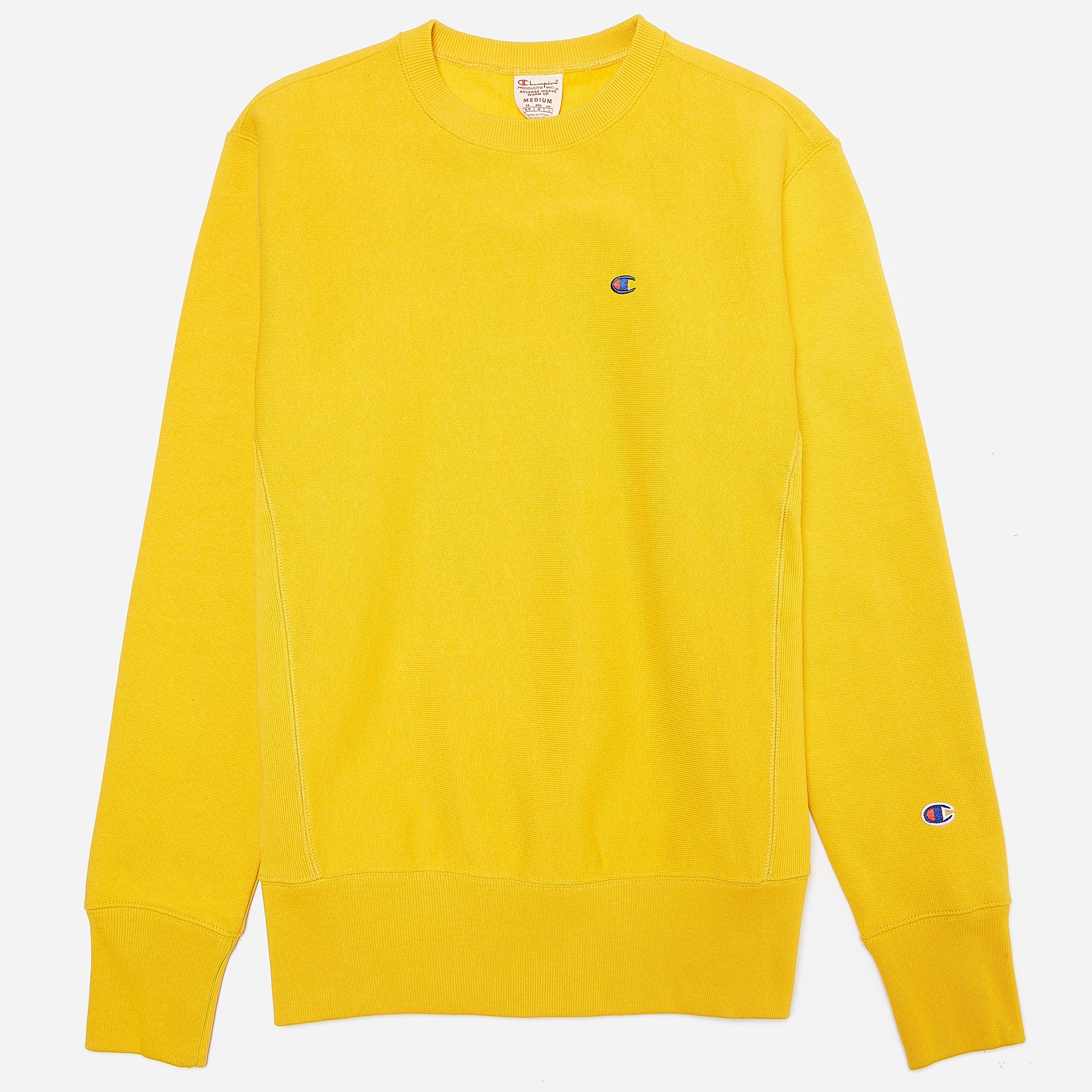 yellow champions sweatshirt