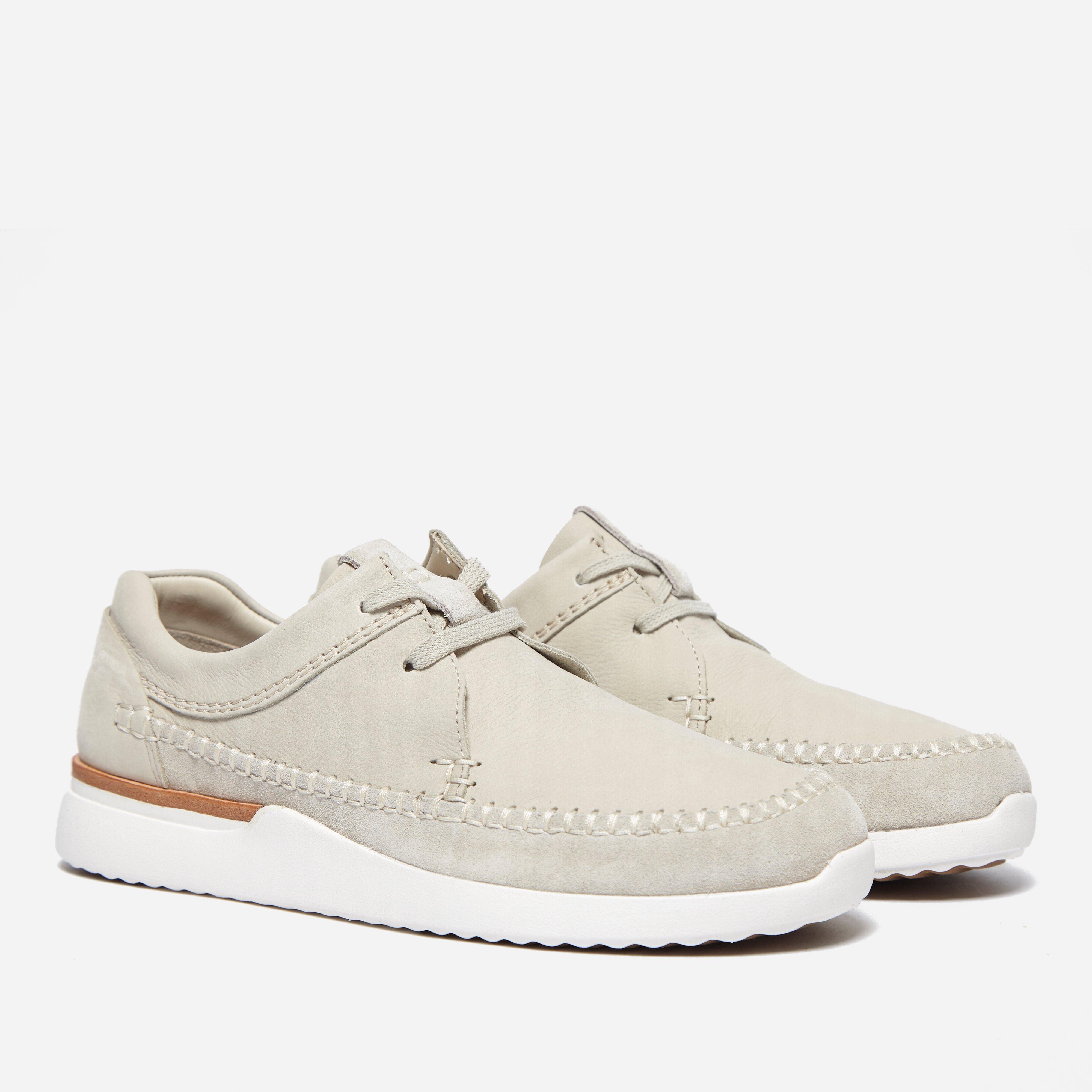 Clarks Suede Tor Track in White for Men | Lyst