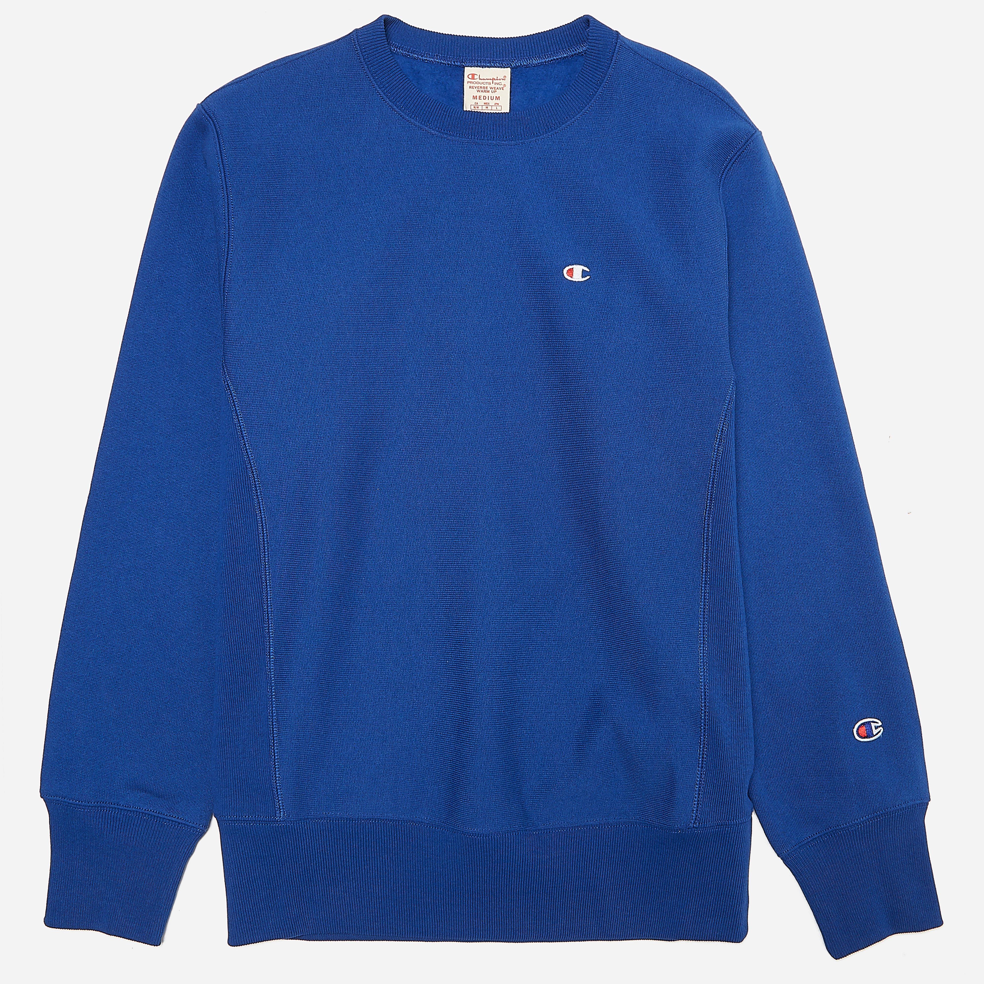 blue crew neck champion