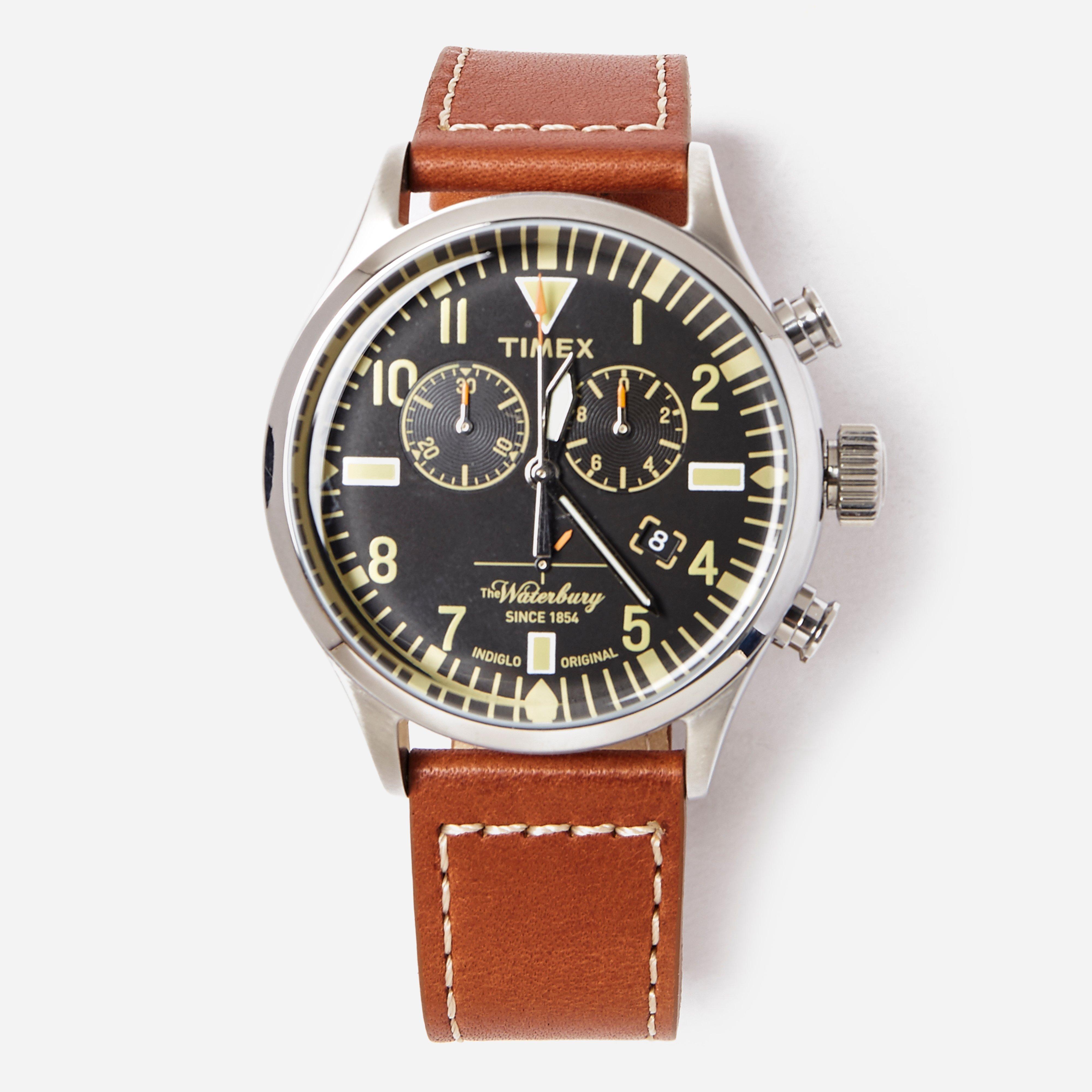Timex X Red Wing Waterbury 42mm Chrono Watch in Brown for Men Lyst