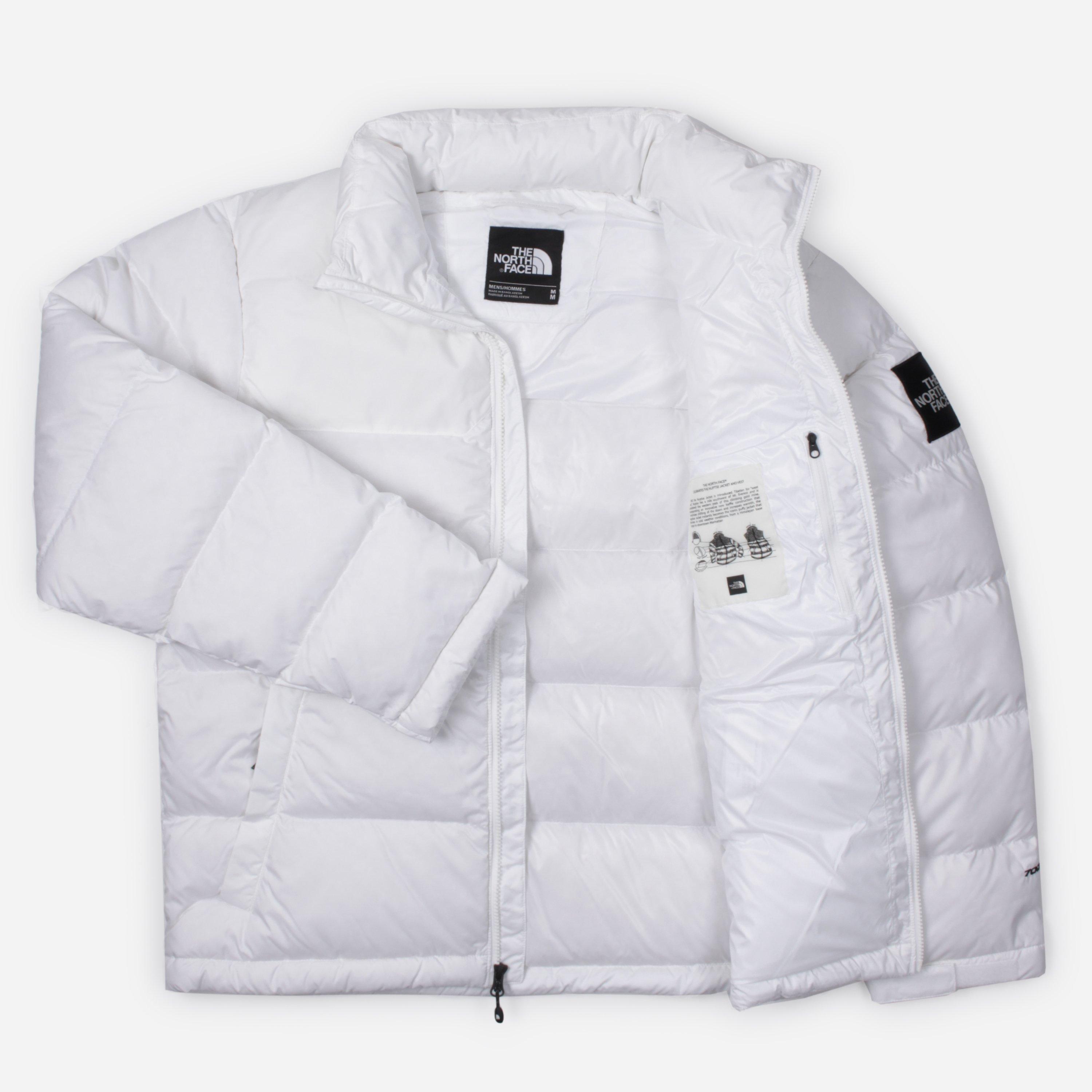white north face puffer jacket mens