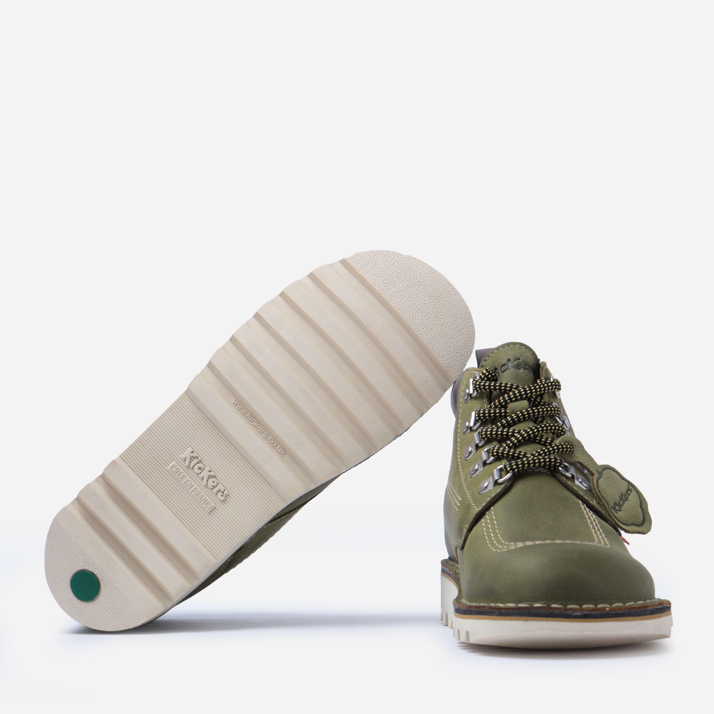 green kickers boots