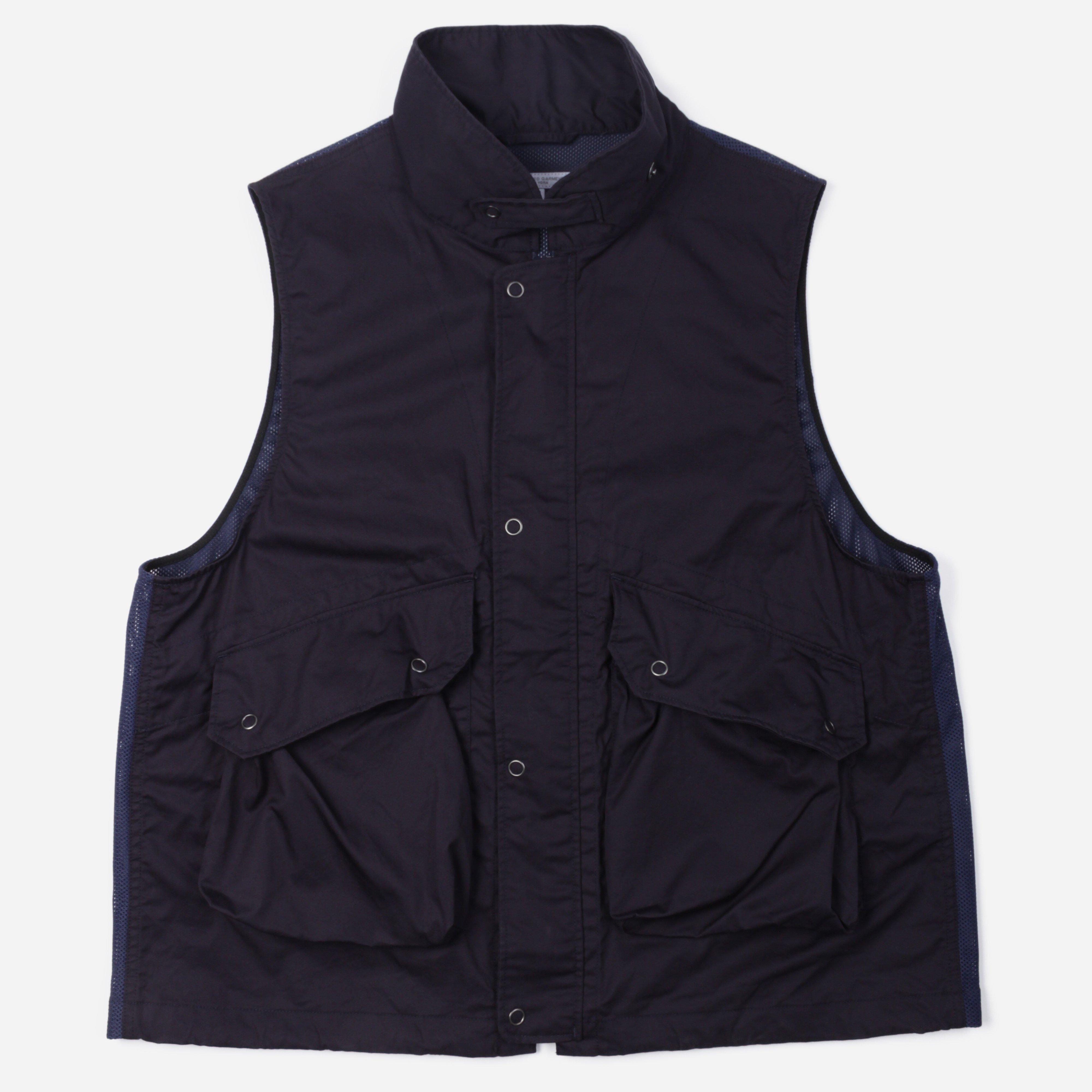 Lyst - Engineered Garments 19sc004 Field Vest in Blue for Men