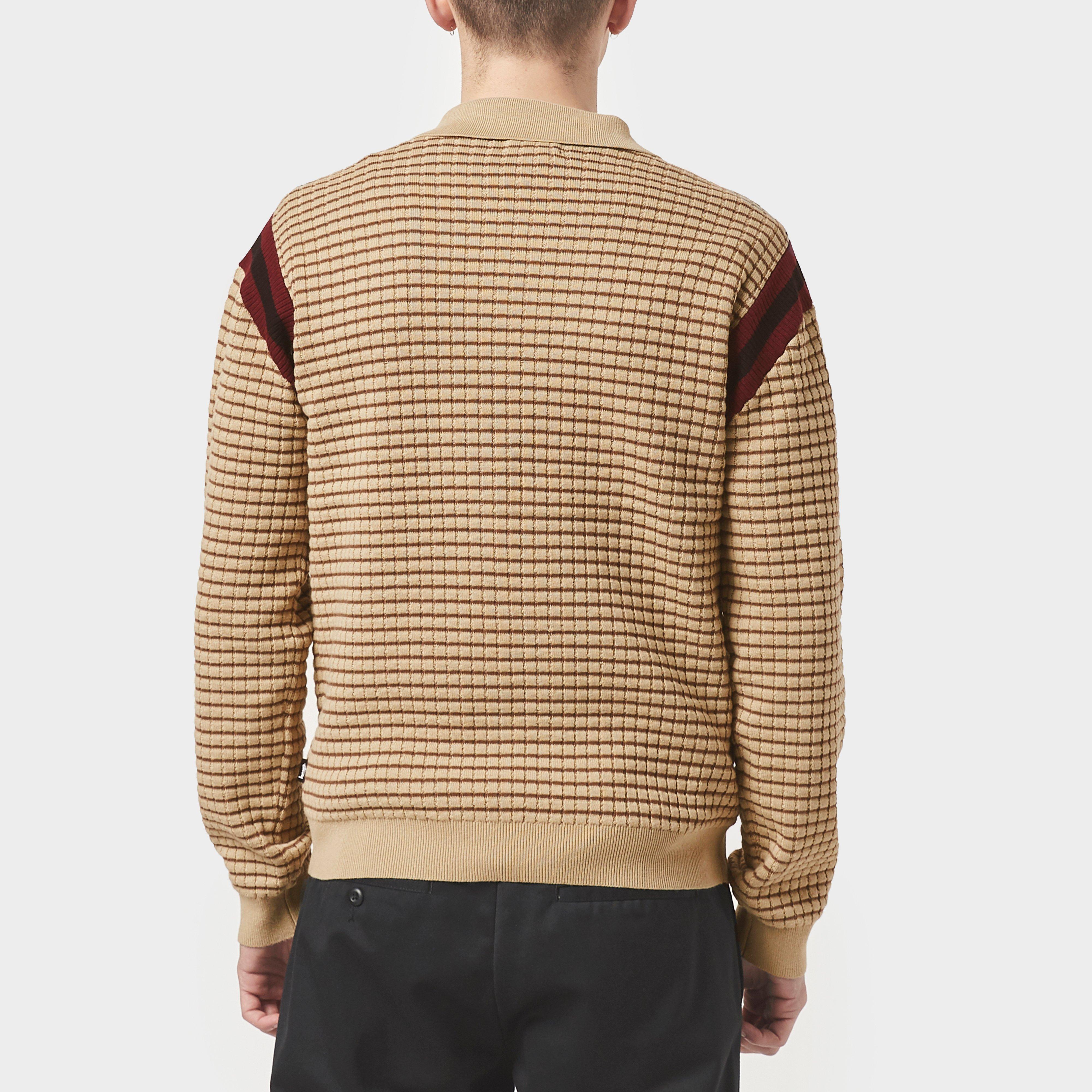 stussy waffle knit polo