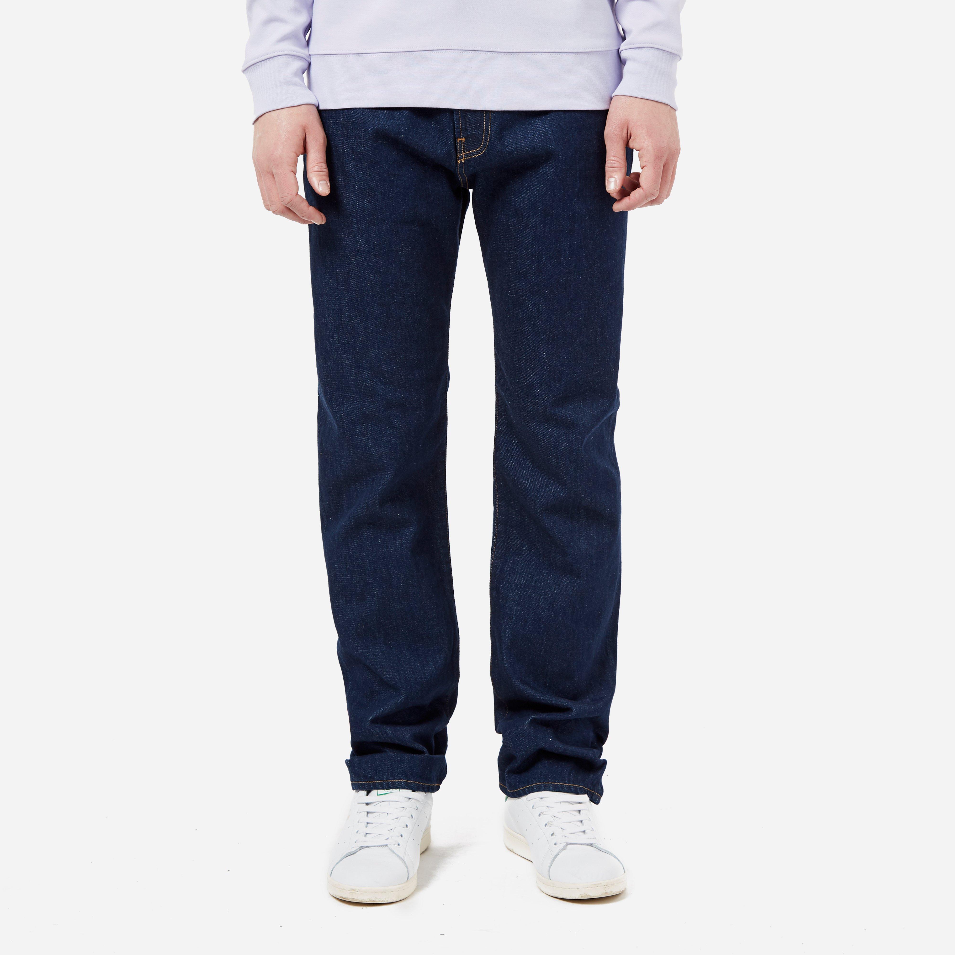 Carhartt WIP Denim Pontiac Rinsed Pant in Blue for Men | Lyst