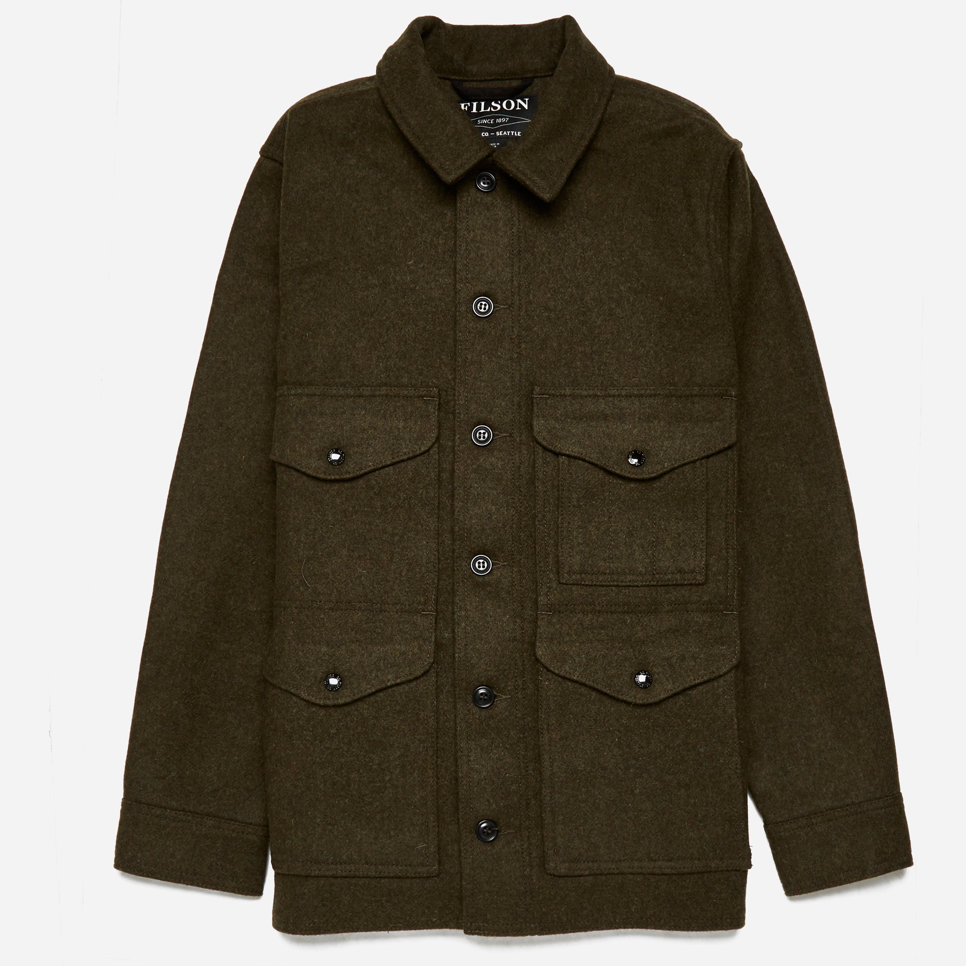 Filson Mackinaw Wool Cruiser Jacket in Green for Men Lyst