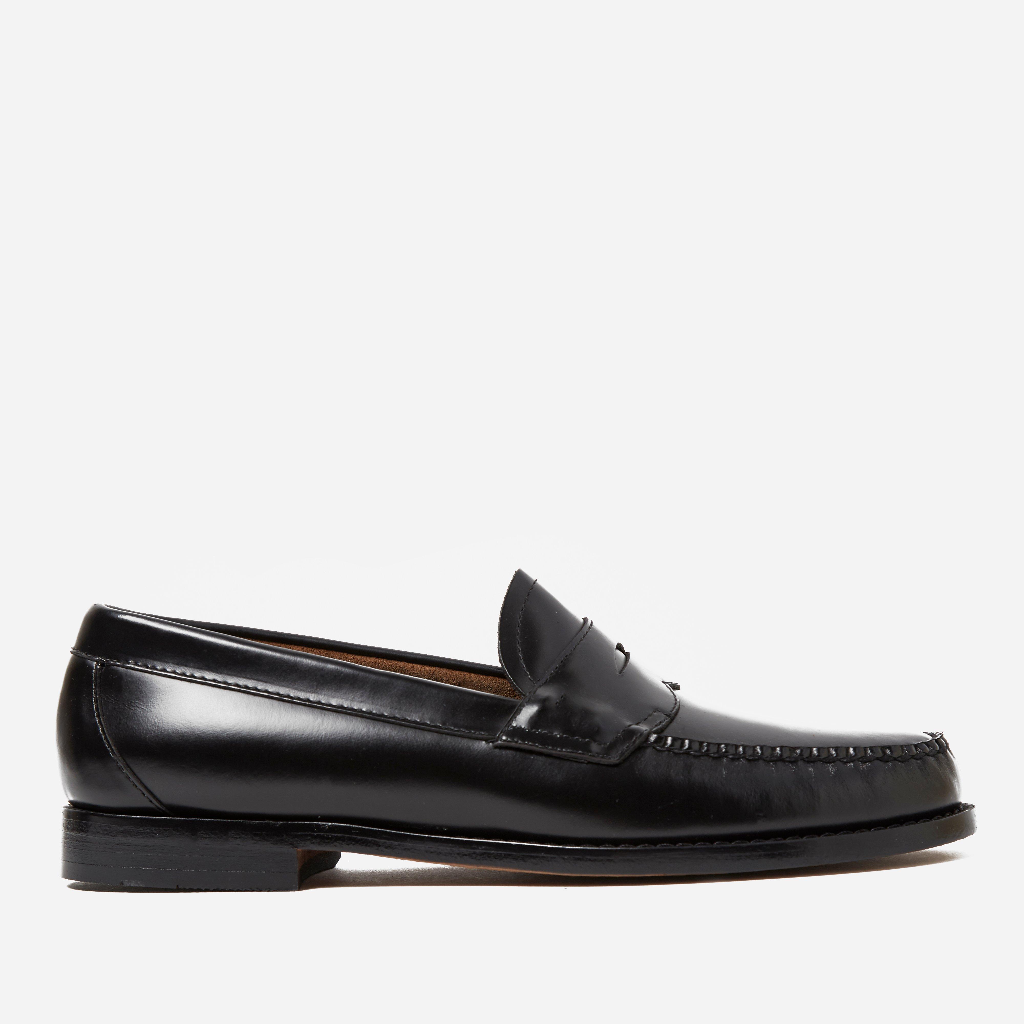 G.H.BASS Leather Bass Weejun Logan Penny Loafer in Black for Men - Lyst
