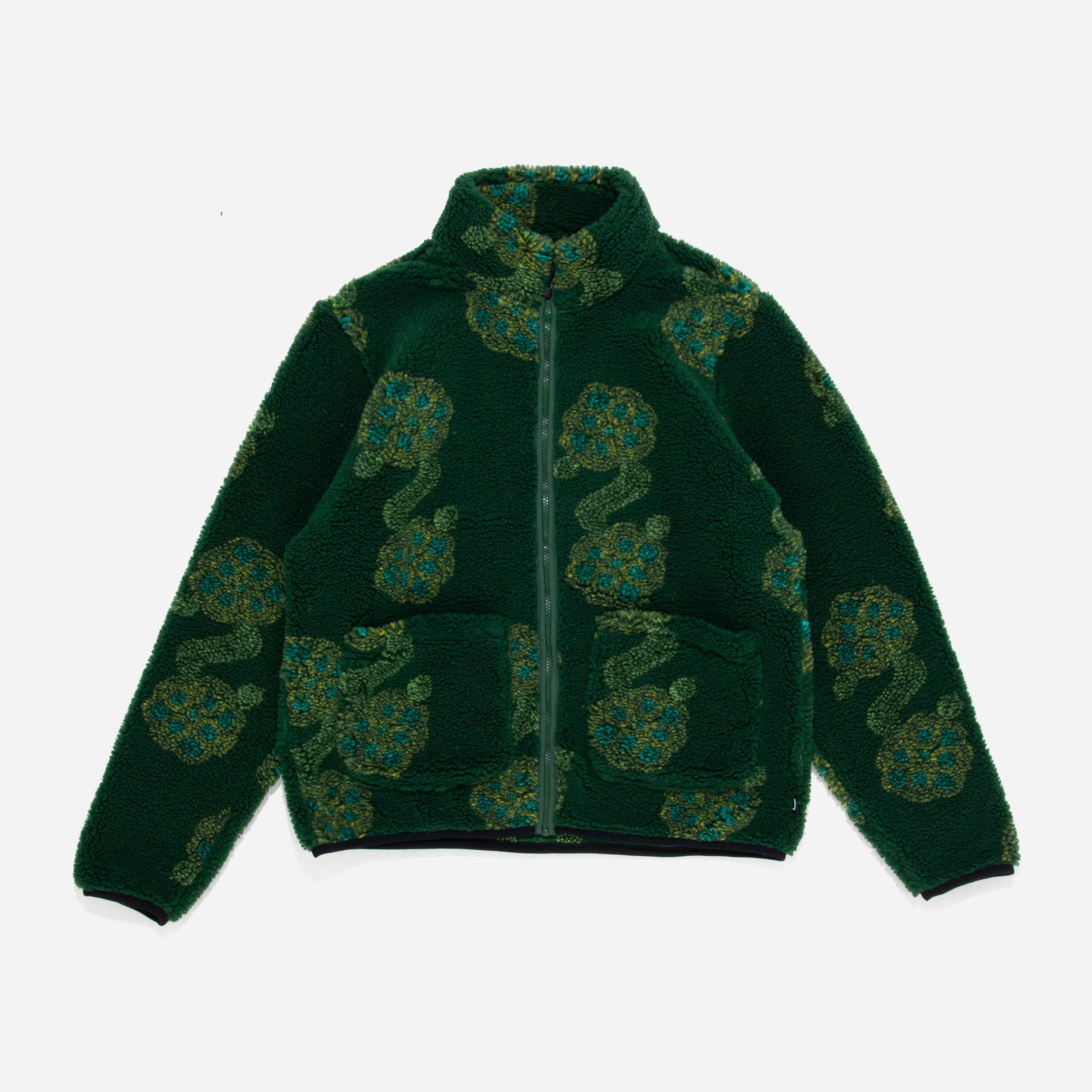 stussy green jacket