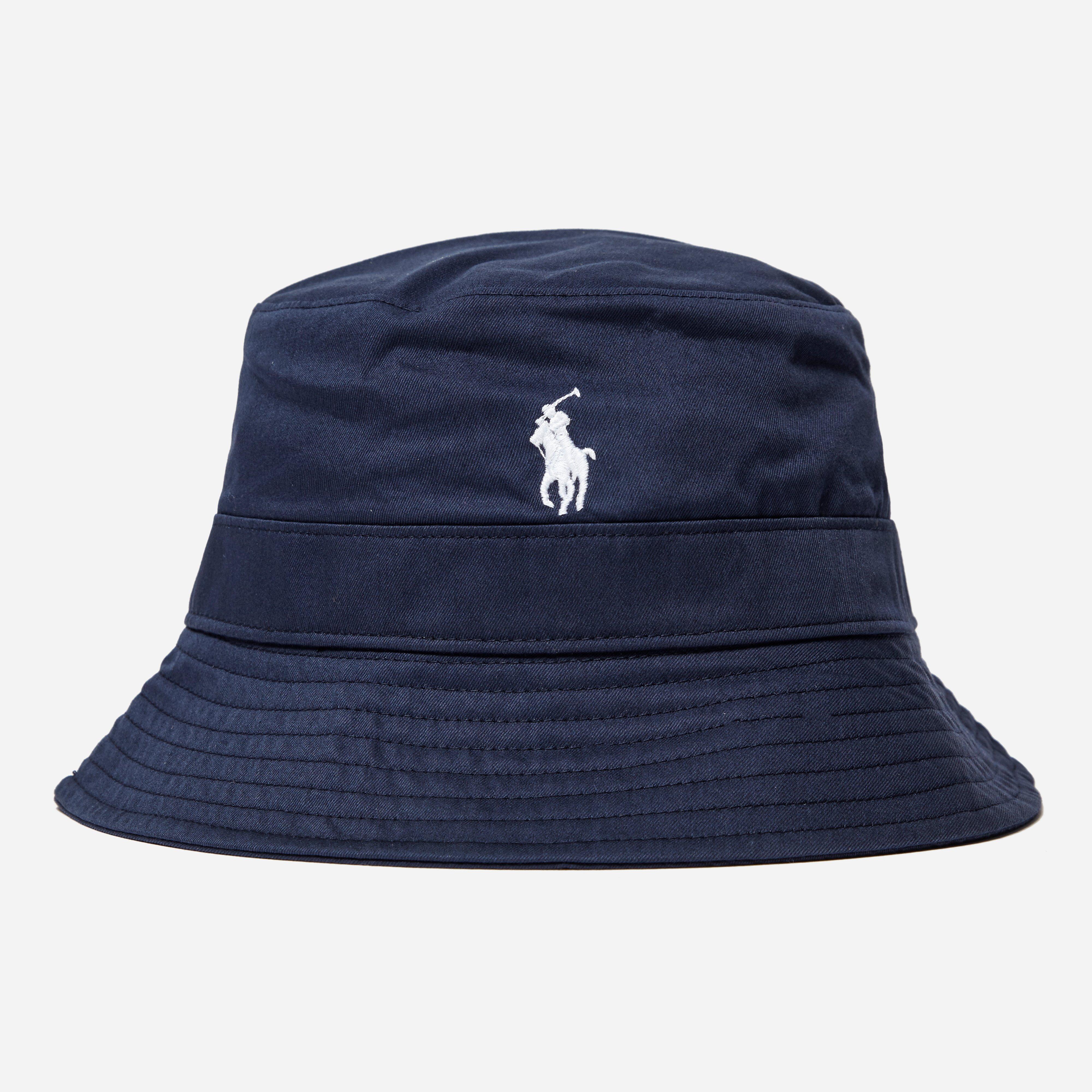 Polo Ralph Lauren Bucket Hat in Navy (Blue) for Men - Lyst