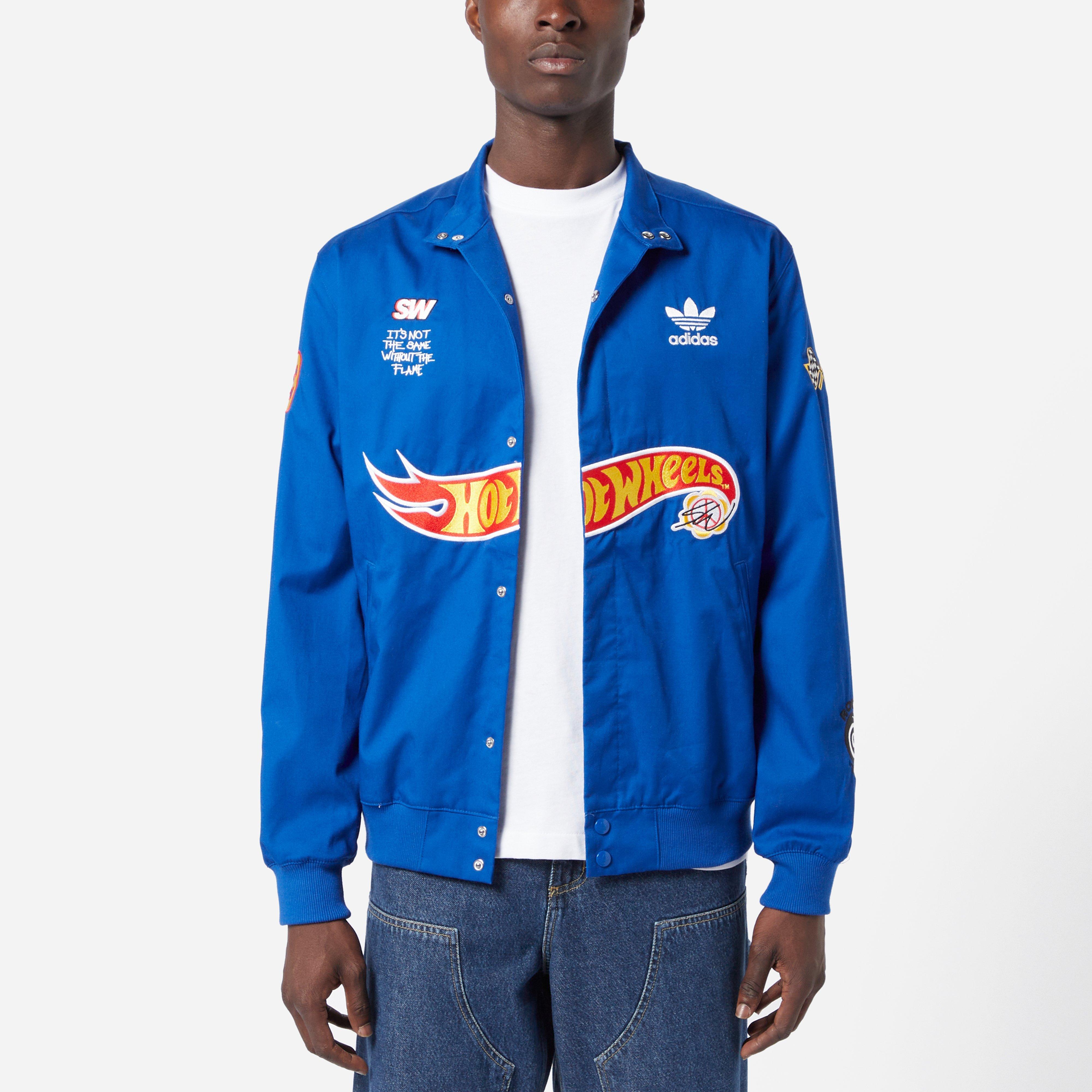 adidas Originals X Sean X Hot Wheels Race Jacket in Blue for Lyst