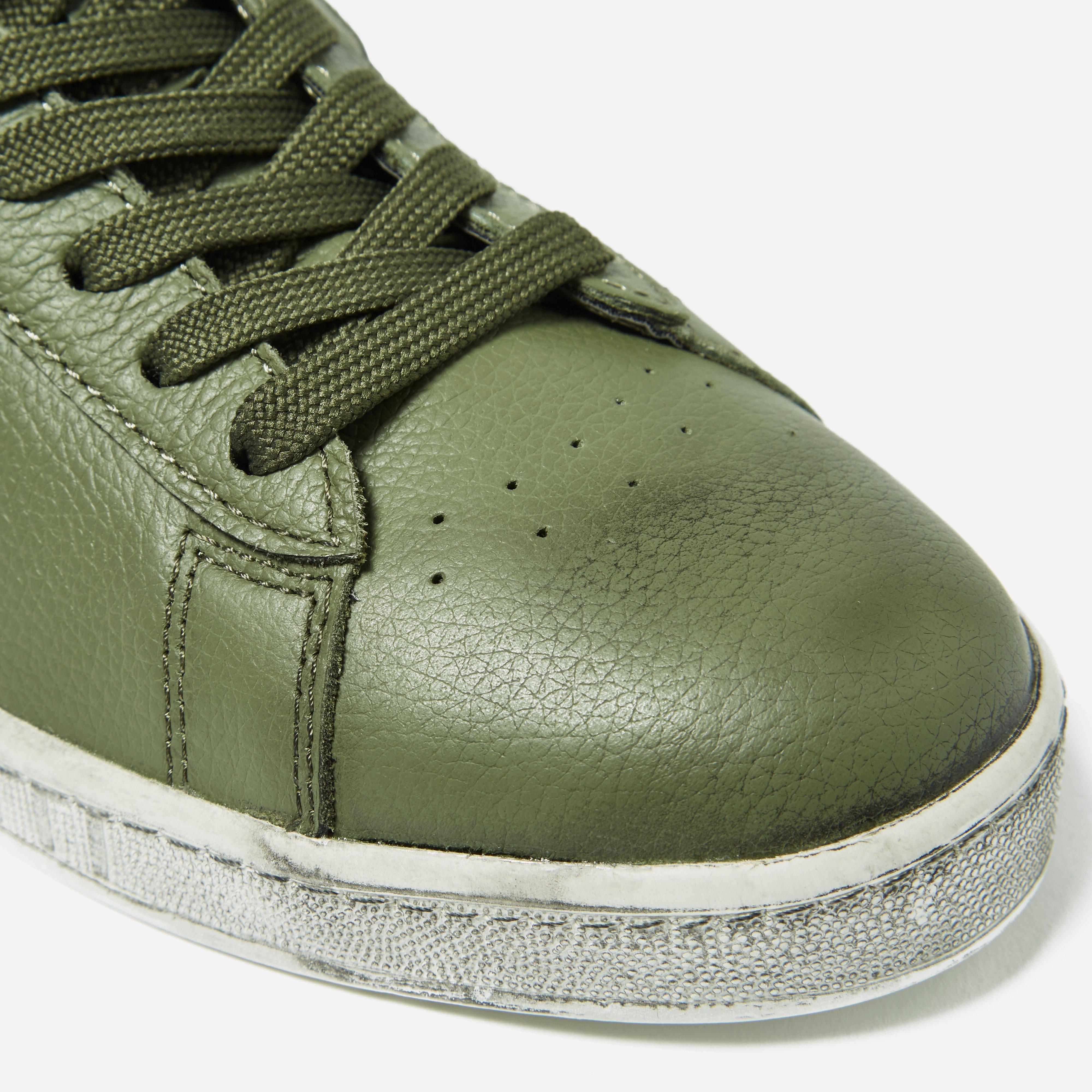Diadora Leather Game L Low Waxed in Green for Men - Lyst